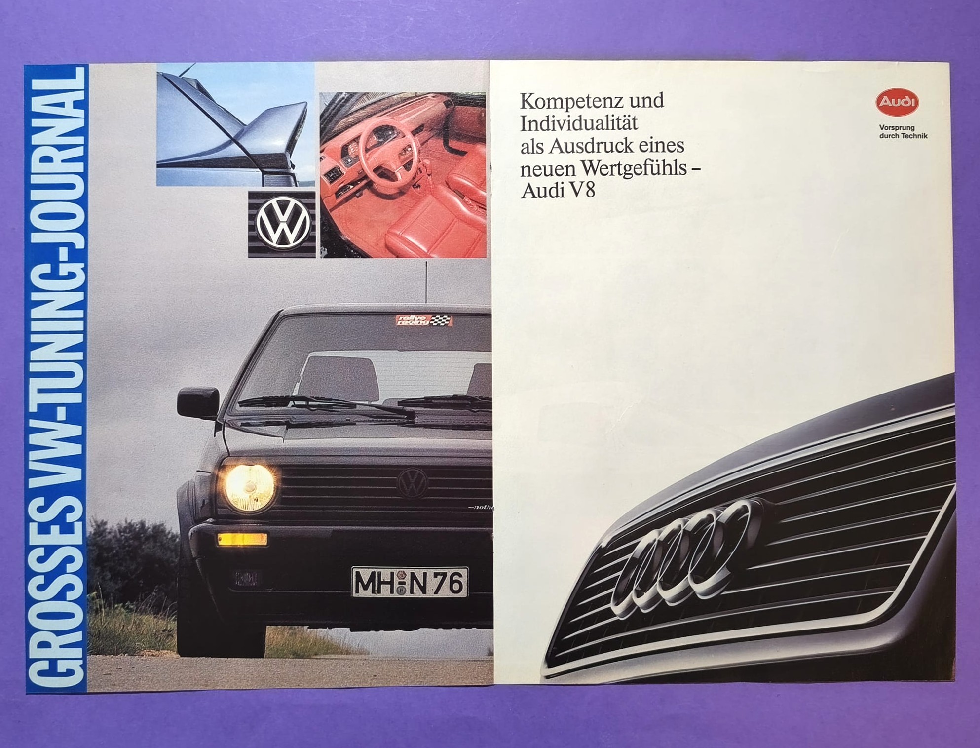 altes Poster, Sauber C11 Mercedes, Sportwagen Weltmeister 1990, 24h LeMans, Jean-Louis Schlesser, Mauro Baldi, 28x42cm