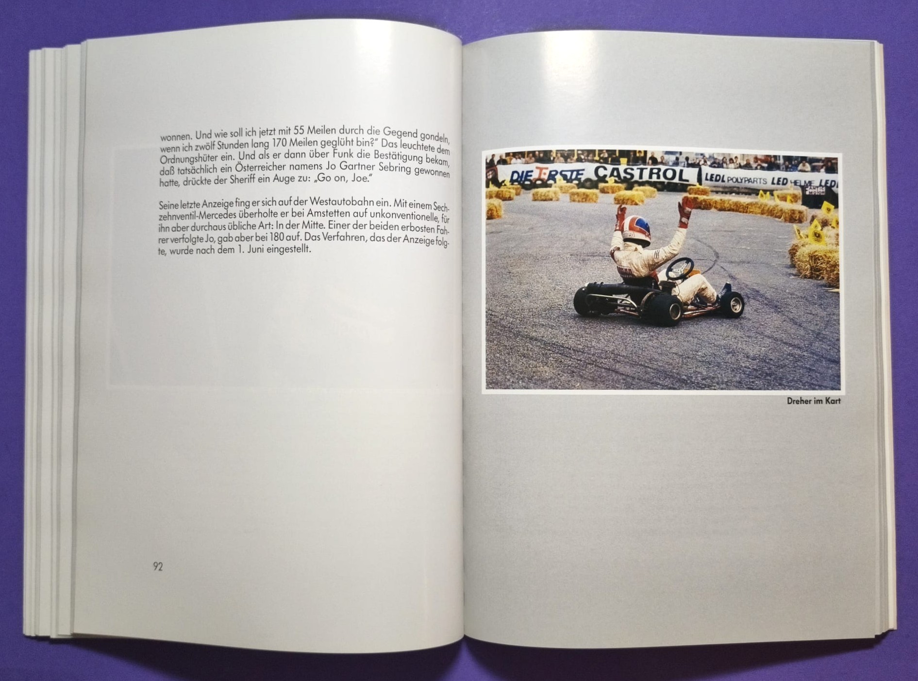 RARITÄT! altes seltenes Buch, Jo Gartner - Ein Leben fürs Rennfahren, Formel 1 Osella, Formel 2, 24h LeMans, USA, BMW M1, Porsche,..