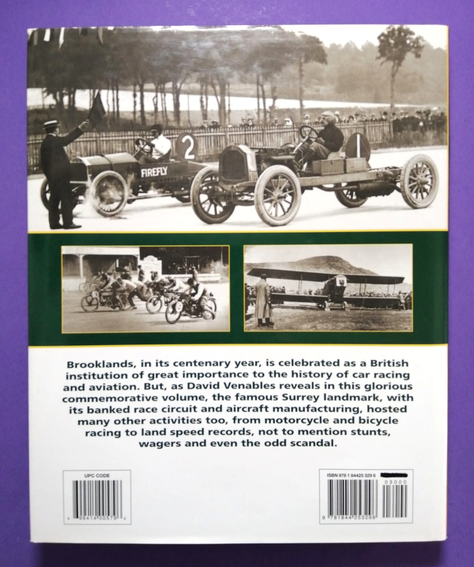 Buch, Brooklands, The Offizial Centenary History, Rennstrecke, Rennsport, Flugplatz, Flugzeuge, Englisch!