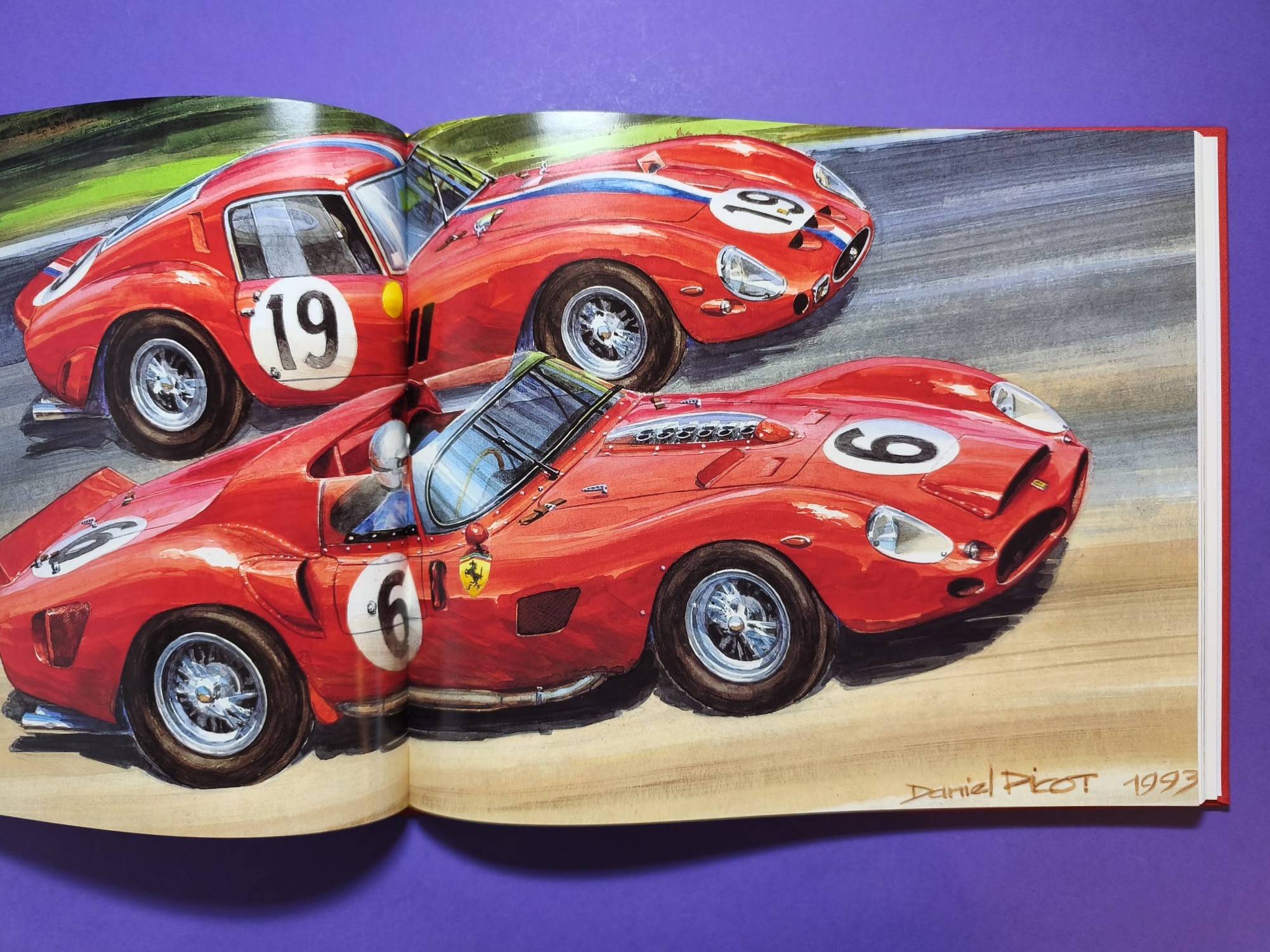 altes Buch, Ferrari Renngeschichte, 1930-1997, Formel 1 Grand Prix, 24h LeMans,.. Trips, Lauda, Schumacher,... 