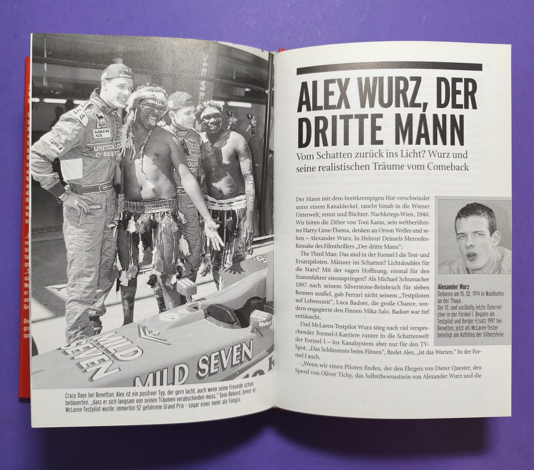 altes Buch, Unsere Champions 1900 bis 2003, Rindt, Lauda, Gartner, Berger, Ratzenberger, Hollaus,... Formel 1, LeMans, Motorsport