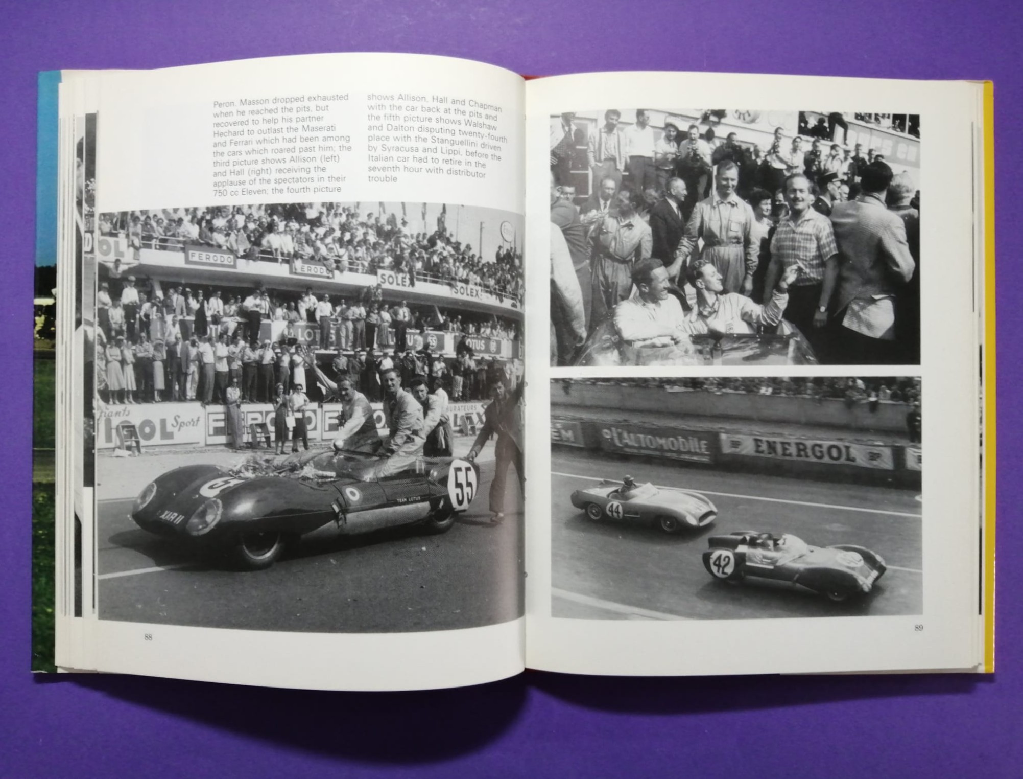 altes Buch, LOTUS, Sports, GT and Touring Cars, 24h LeMans, Tourenwagen,.. Englisch!