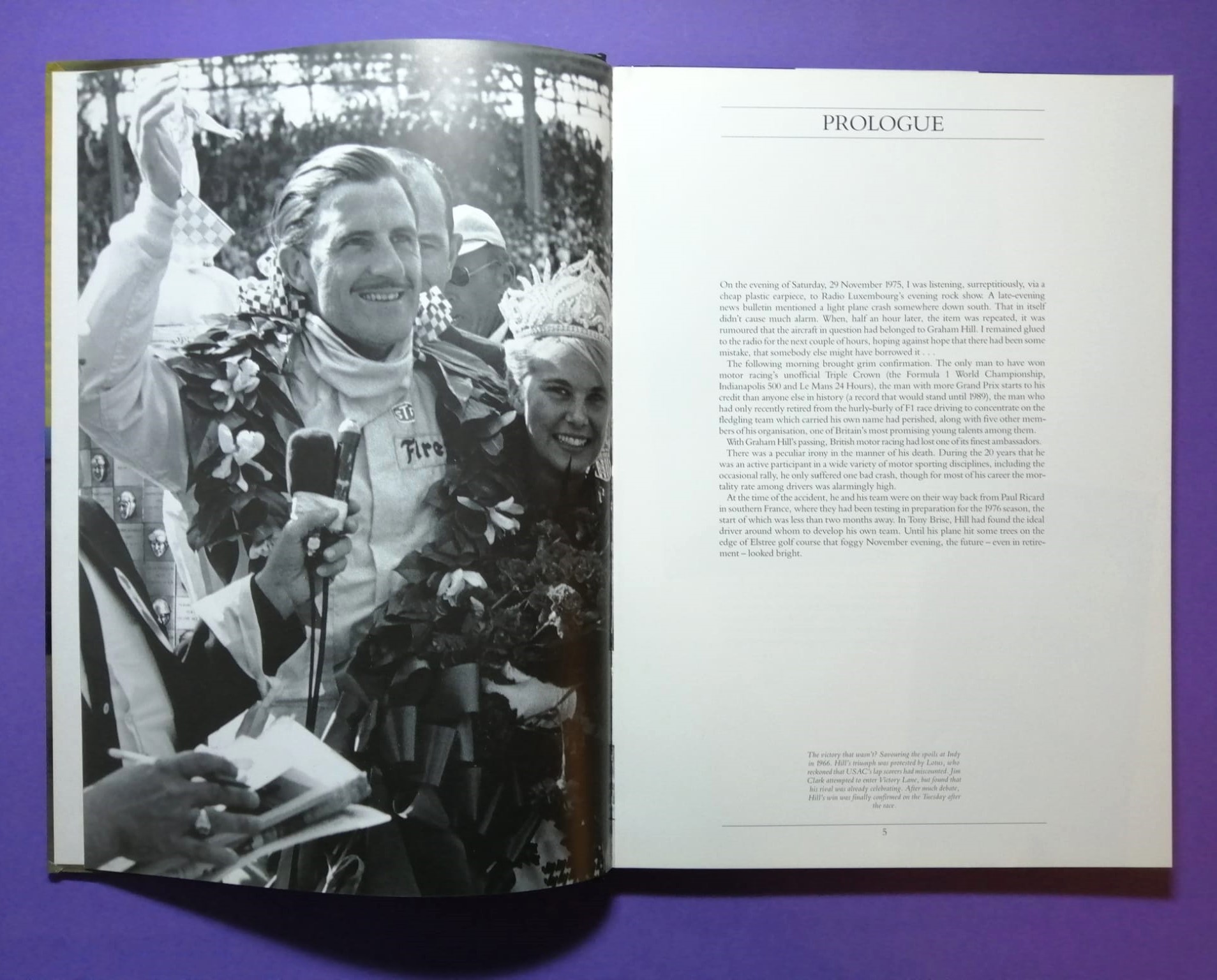 altes Buch, Graham Hill, Formel 1 Grand Prix Weltmeister, BRM, Lotus,.. Englisch!