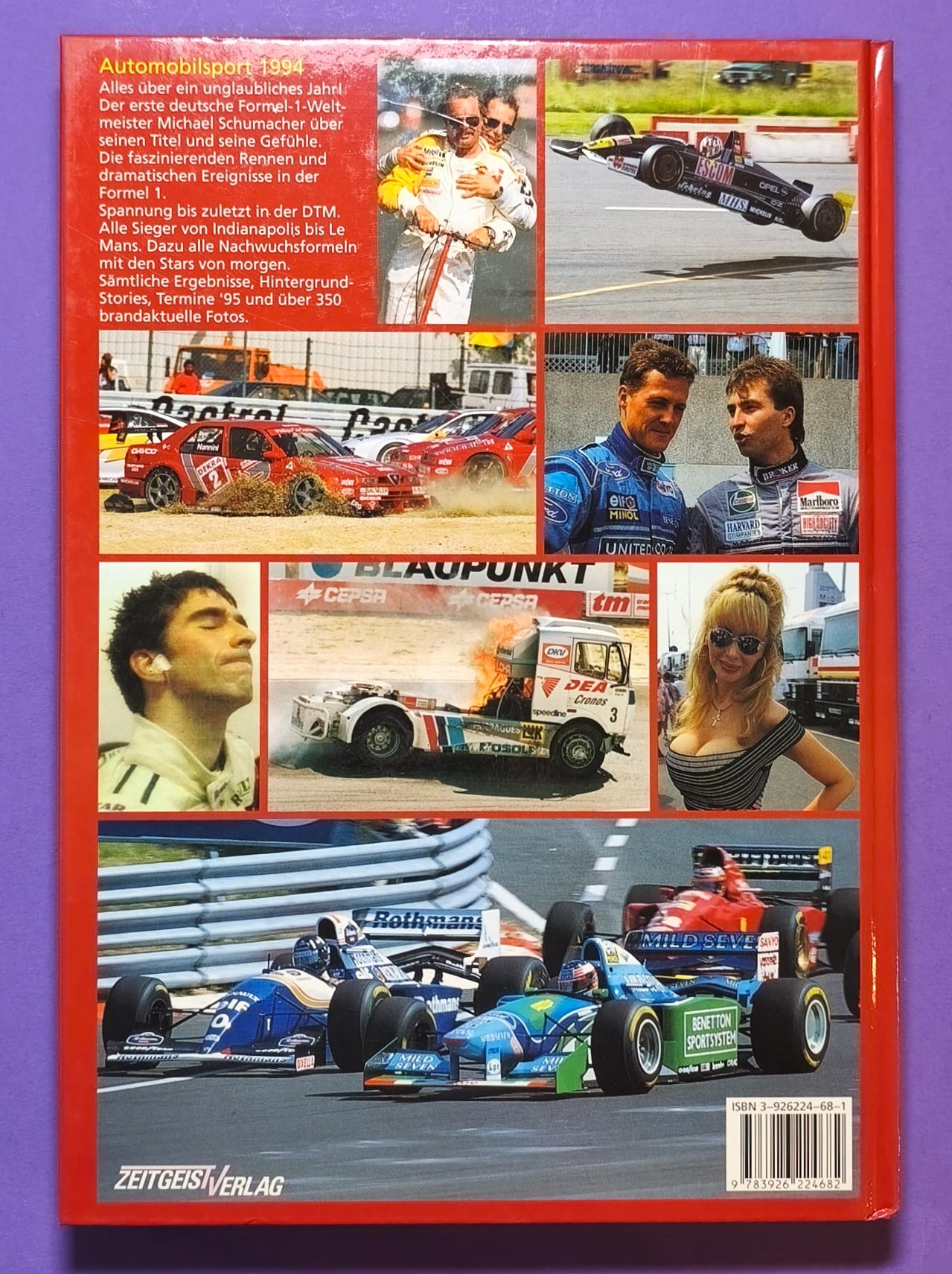 altes Jahrbuch, Rennreport 1994, Formel 1, Senna, Schumacher, Ratzenberger, DTM, Alfa 155, Opel Calibra, STW, BMW, 24h LeMans,..