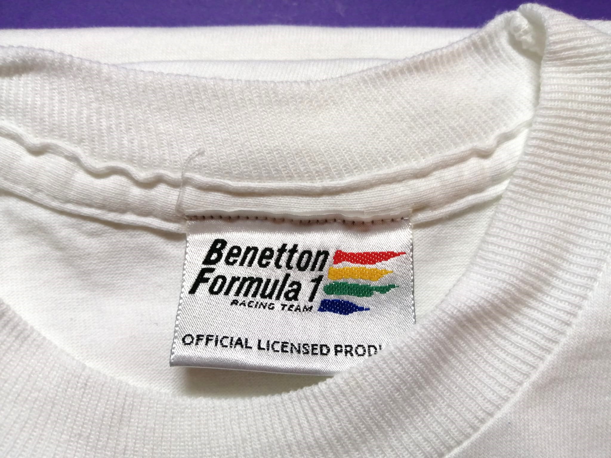 T-Shirt, Alexander Wurz, Giancarlo Fisichella, Benetton, Formel 1 Grand Prix, Offiziell Merchandise, Original aus 1998. Ungetragen!