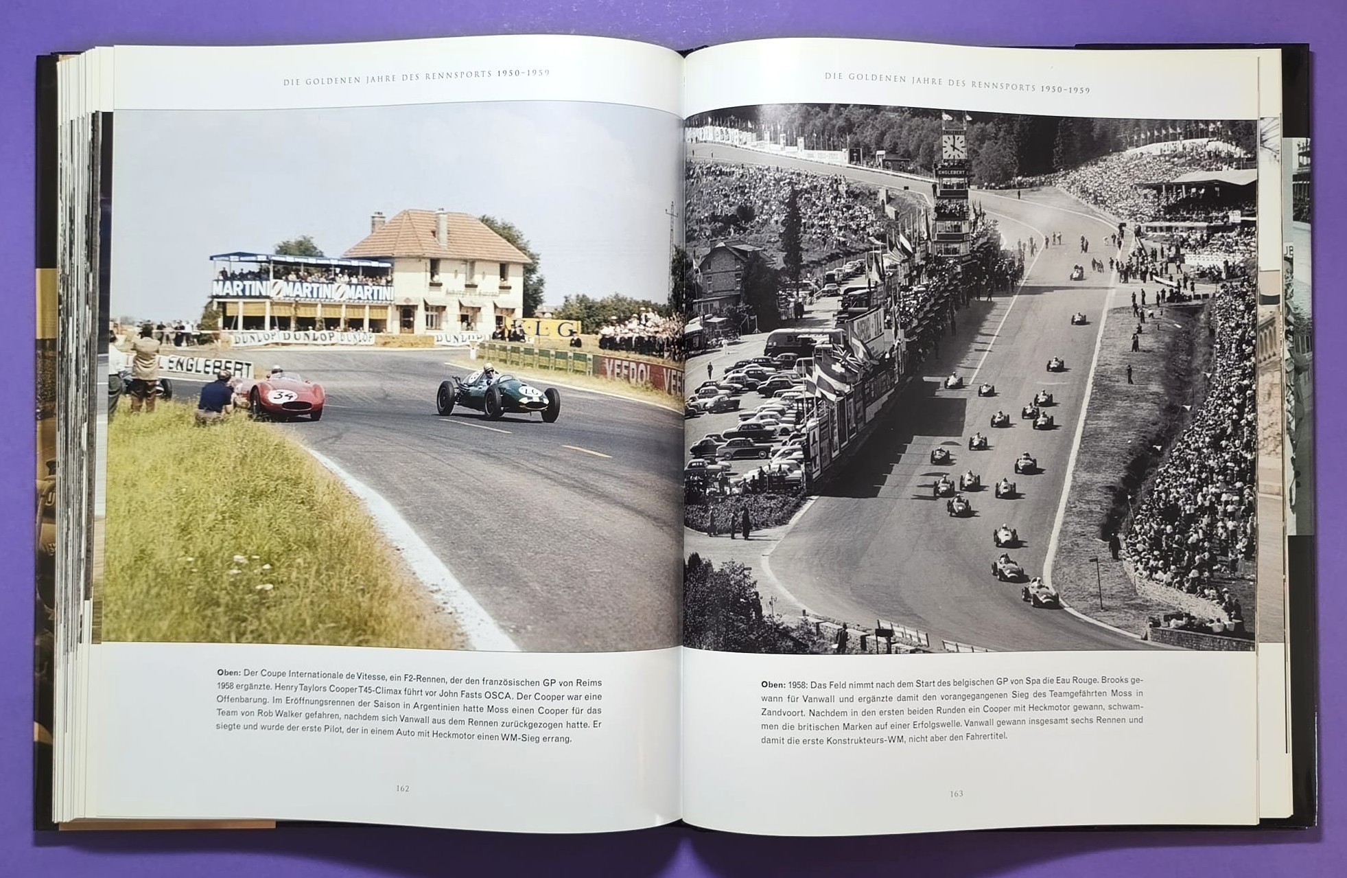 Buch, Das goldene Zeitalter des Rennsports 1920 bis 1965, die Autos, die Rennen, die Fahrer, Formel 1 Grand Prix, 24h LeMans, Ferrari, Mercedes,..