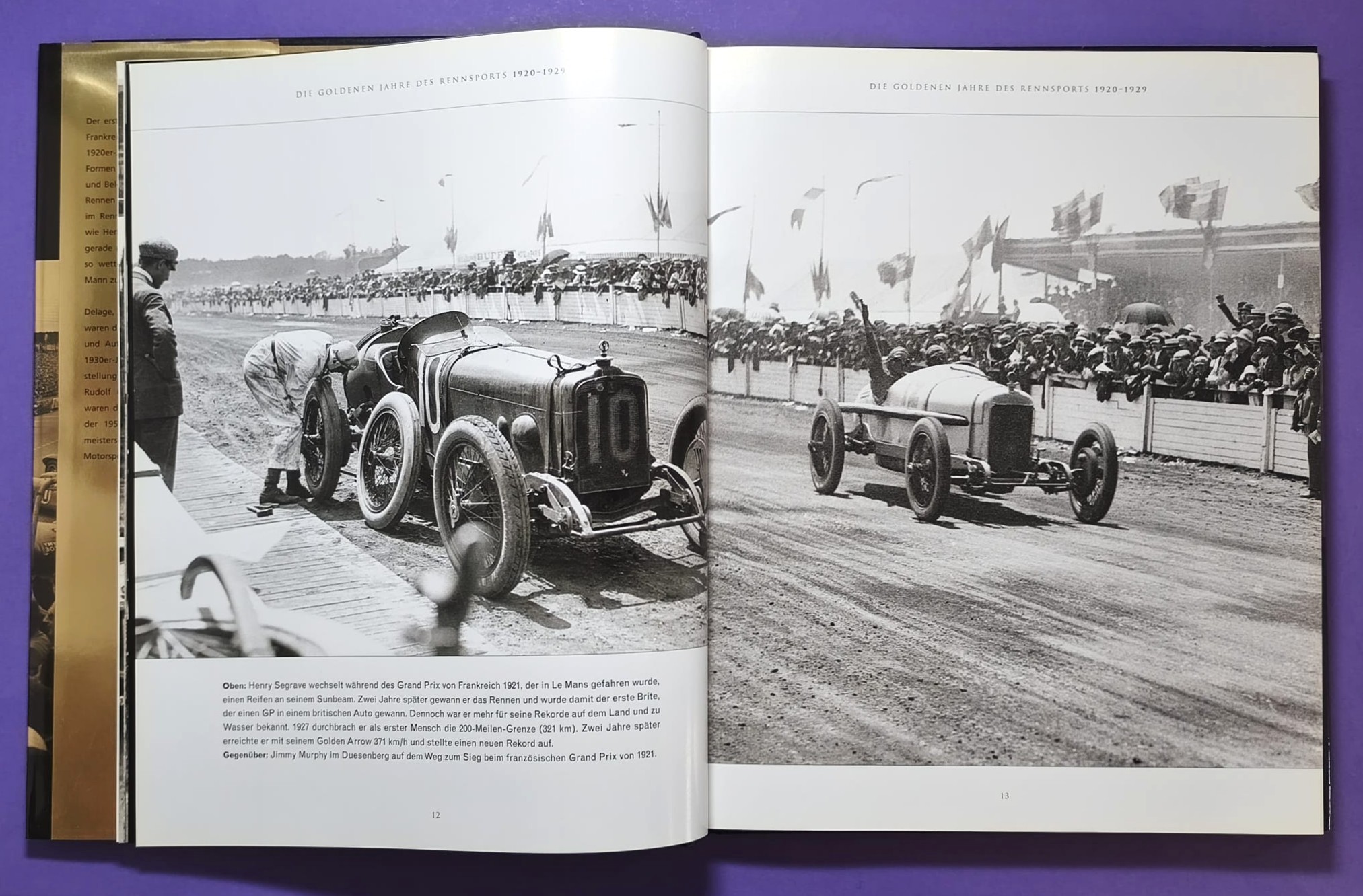 Buch, Das goldene Zeitalter des Rennsports 1920 bis 1965, die Autos, die Rennen, die Fahrer, Formel 1 Grand Prix, 24h LeMans, Ferrari, Mercedes,..