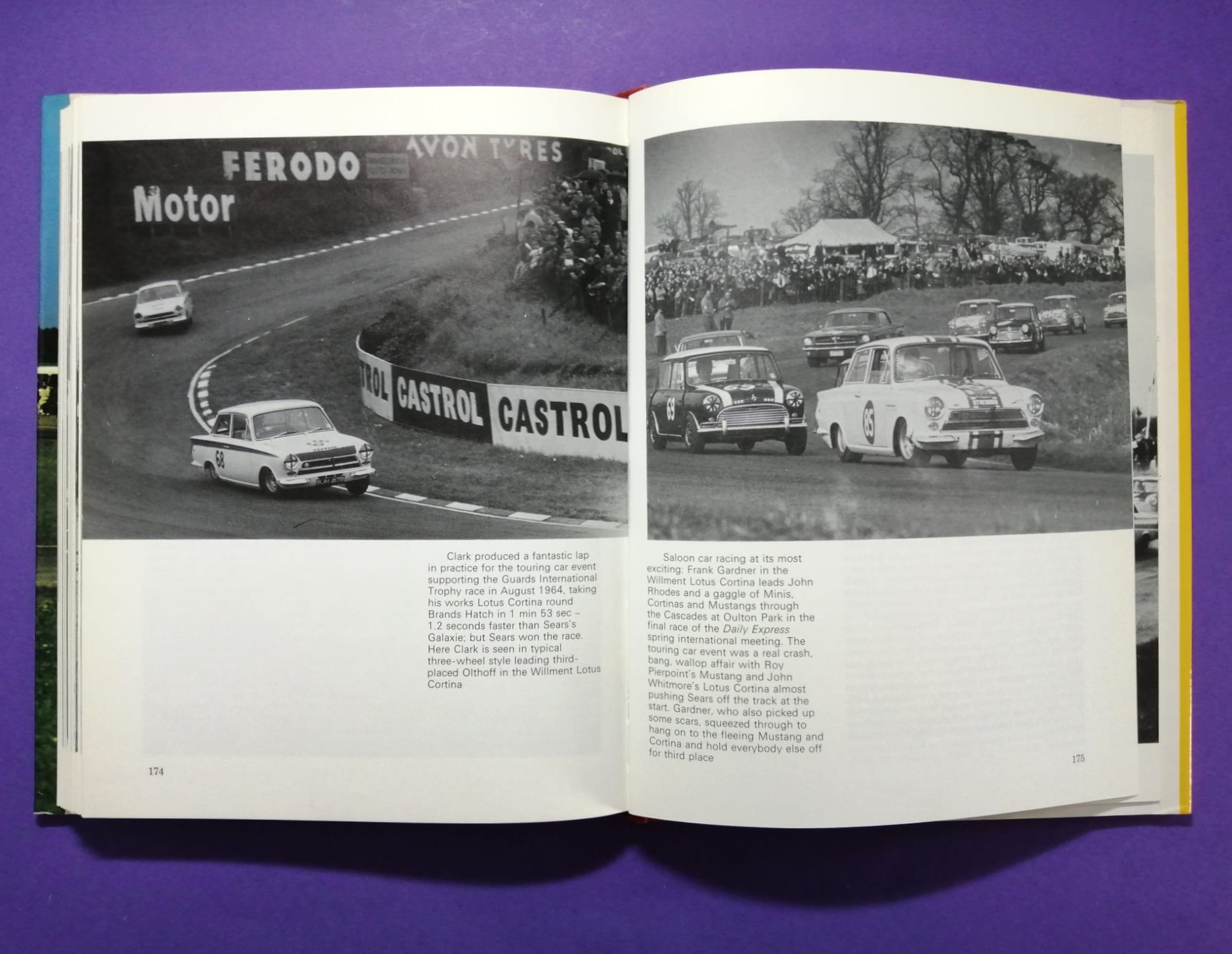 altes Buch, LOTUS, Sports, GT and Touring Cars, 24h LeMans, Tourenwagen,.. Englisch!