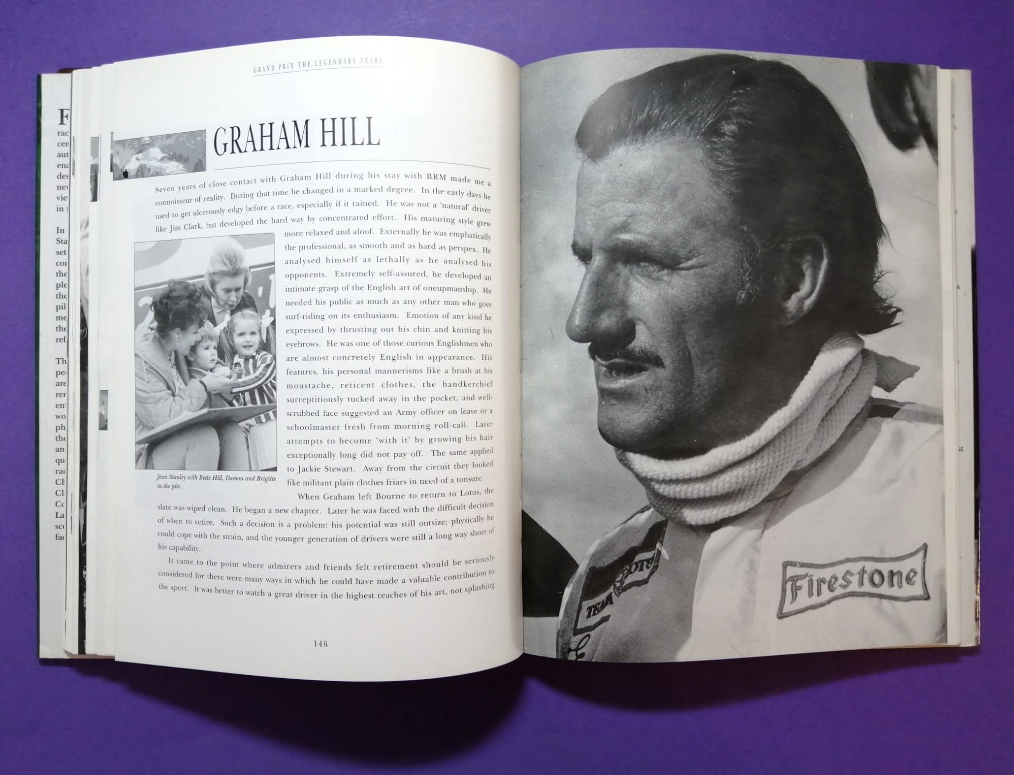altes Buch, Grand Prix, The Legendary Years, The Personal Memories of Louis Stanley, Formel 1, Rindt, Lauda, Cevert,.. 50er bis 70er Jahre, Englisch! 