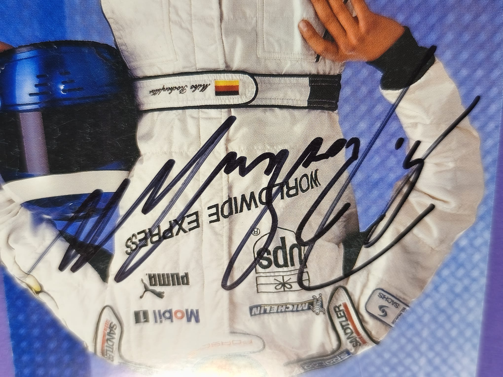 Original Autogramm, Mike Rockenfeller, Porsche 911 Supercup 2002, Junior Team, alte Karte 11x15cm