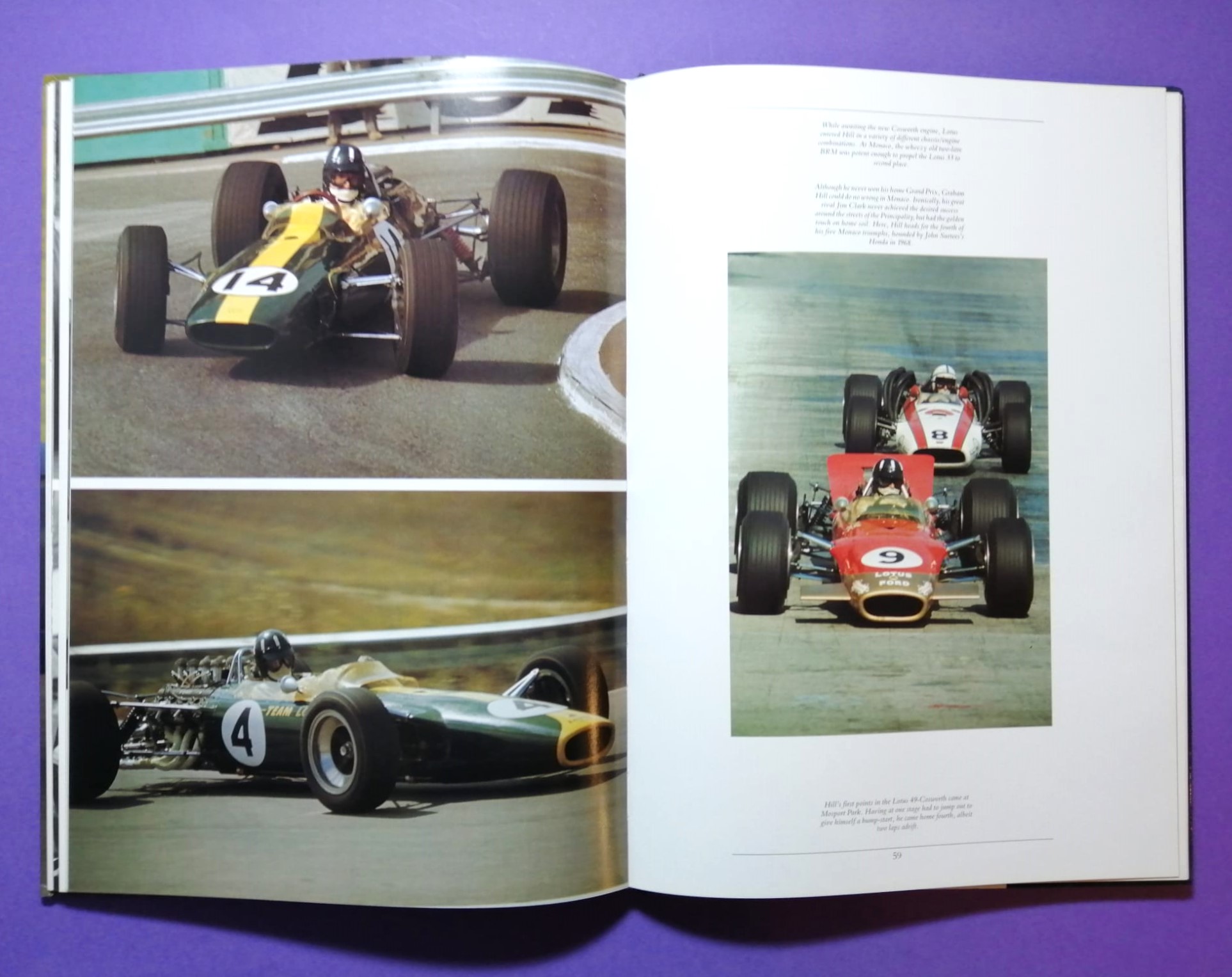 altes Buch, Graham Hill, Formel 1 Grand Prix Weltmeister, BRM, Lotus,.. Englisch!