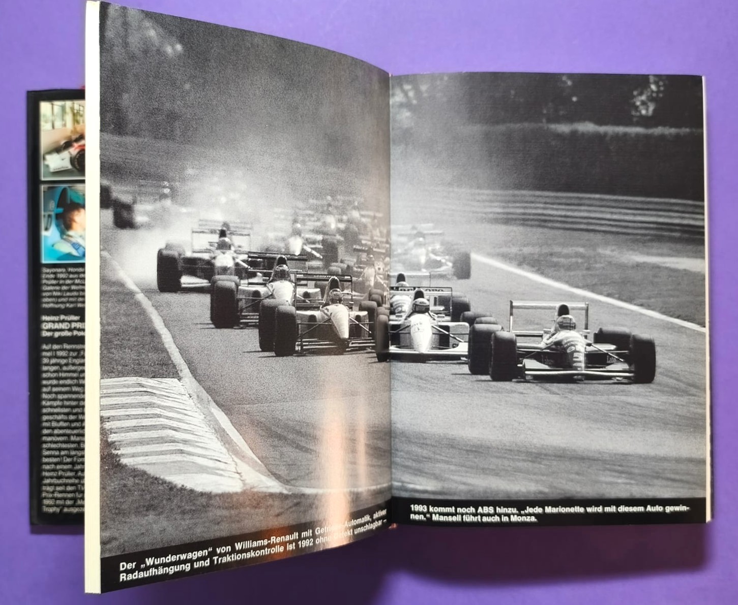 altes Buch Grand Prix Story 1992 Heinz Prüller, Formel 1 Grand Prix Jahrbuch, Weltmeister Nigel Mansell - Williams Renault
