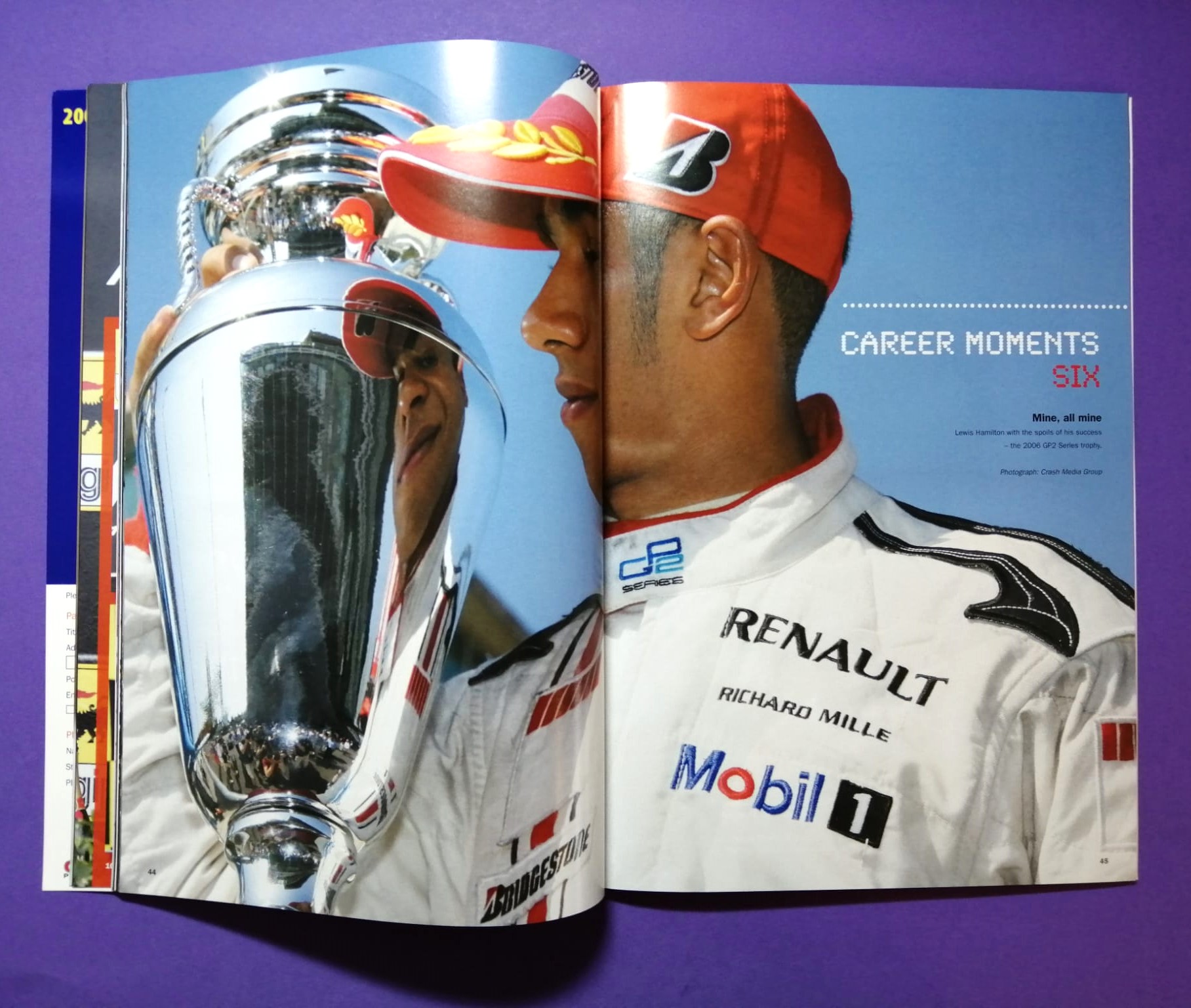 Magazin, Zeitschrift, NEU, Lewis Hamilton, Born to Win, Formel 1 Grand Prix Weltmeister, McLaren Mercedes, mit Kalender 2008, Englisch!