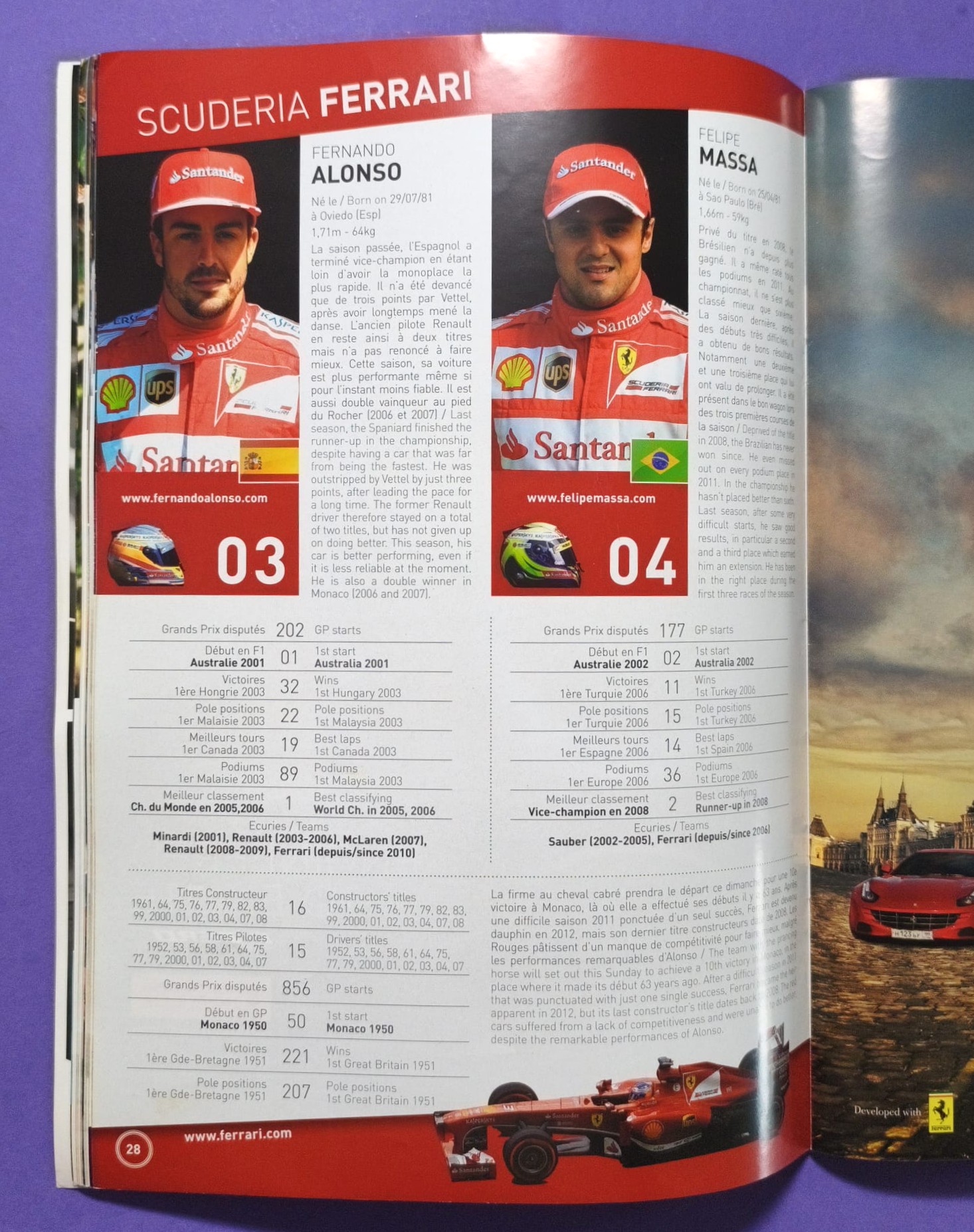 Offizielles Rennprogramm, Formel 1 Grand Prix Monaco 2013, Jules Bianchi, Alonso, Räikkönen, Vettel, Webber, Ferrari, Lotus, Red Bull,..