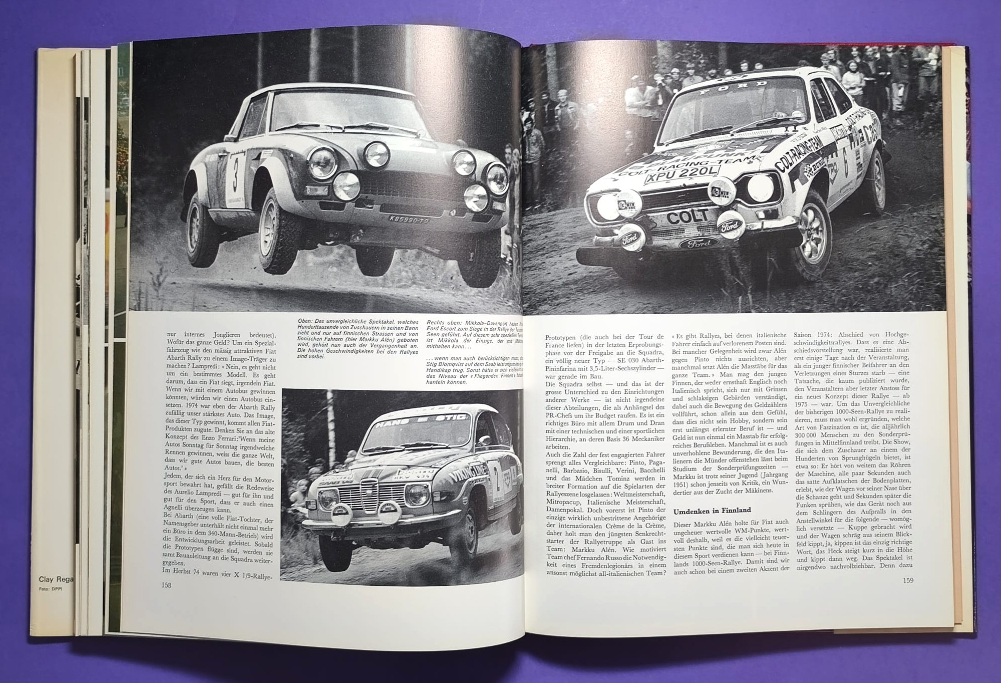 altes Buch, Auto Jahr 1974-1975, Nr. 22, Lancia Stratos, Renault R5, Audi Coupe Studie,.. Formel 1, LeMans, Rallye, Tourenwagen,.. BMW, Ford Zakspeed, Lotus, Niki Lauda Ferrari, Matra, Porsche,..