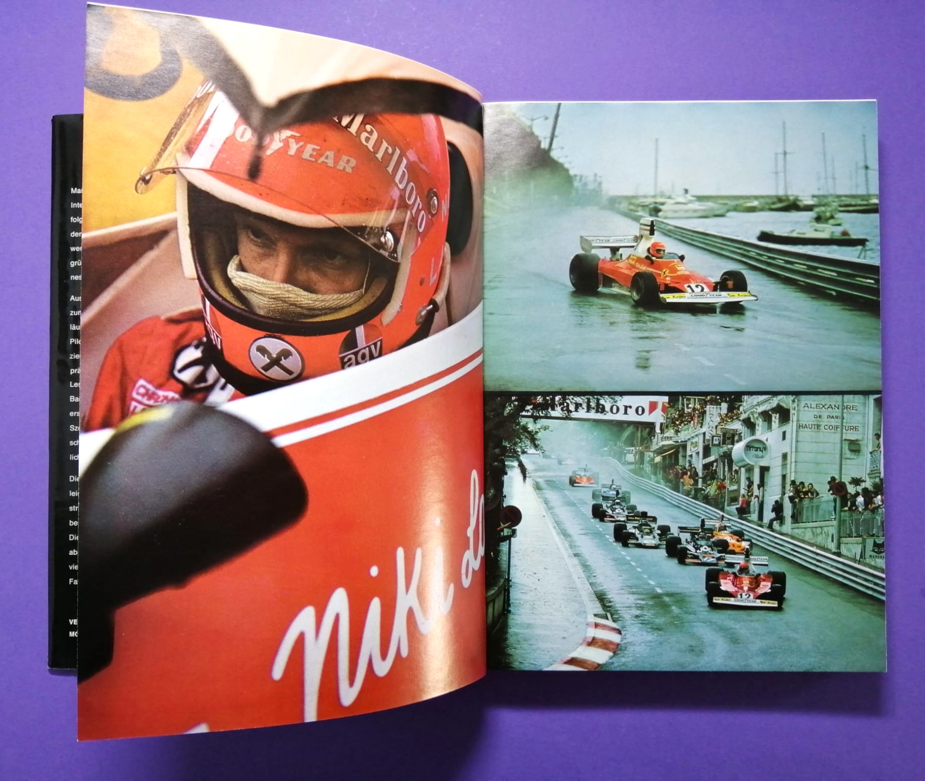 altes Buch Niki Lauda Formel 1, Technik und Praxis des Grand Prix Sports, Ferrari, Mariella Reininghaus, James Hunt, Österreichring,..