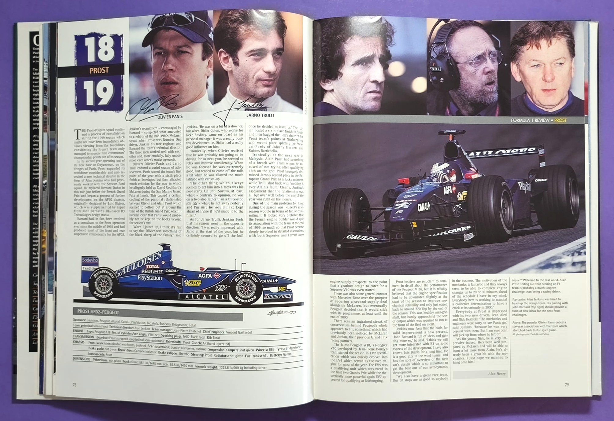 altes Motorsport Jahrbuch Autocourse 1999-2000, Formel 1, 3000, 3, Alex Zanardi, Schumacher, Häkkinen, Hill, Button,.. Ferrari, ProstGP,.. A1-Ring Spielberg, US, LeMans, Tourenwagen Nissan Primera, Volvo,.. MGF Cup, ENGLISCH!