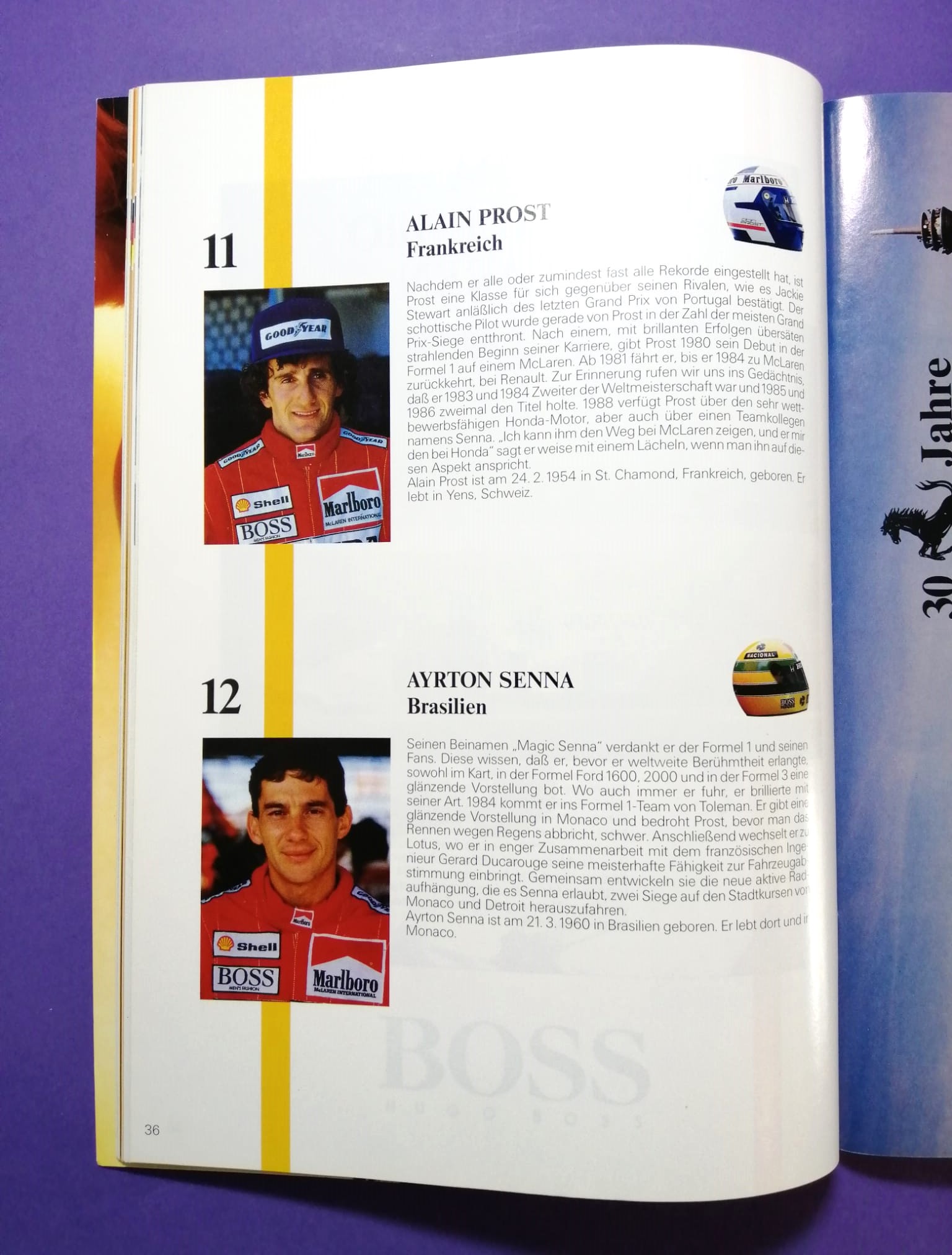 Offizielles Rennprogramm, Formel 1 Grand Prix Deutschland Hockenheimring 1988, Senna McLaren, Zakspeed,.. Renault Alpine V6 Turbo Cup,..