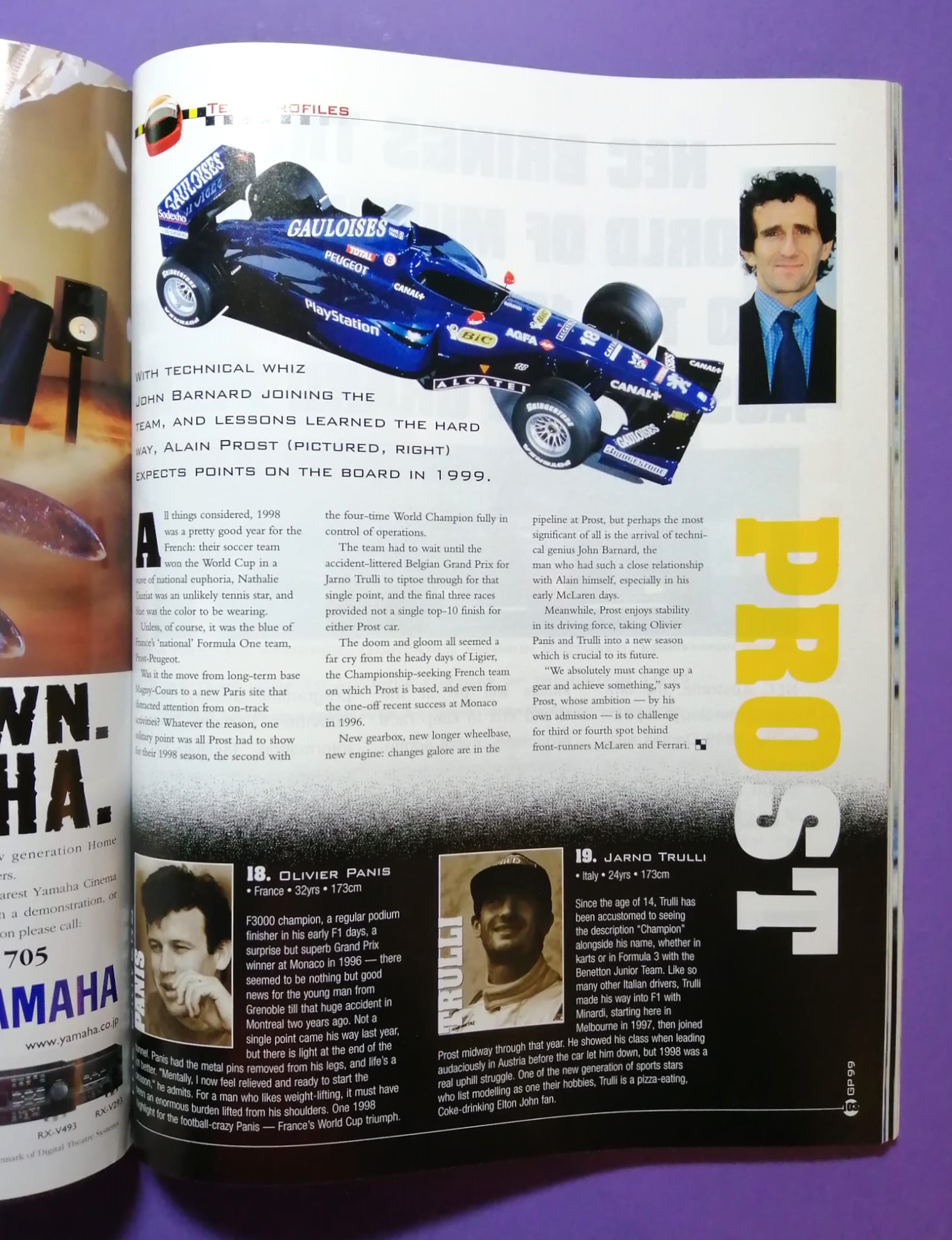Offizielles Rennprogramm, Formel 1 Grand Prix Australien Melbourne 1999, Prost GP, Schumacher Ferrari,.. 