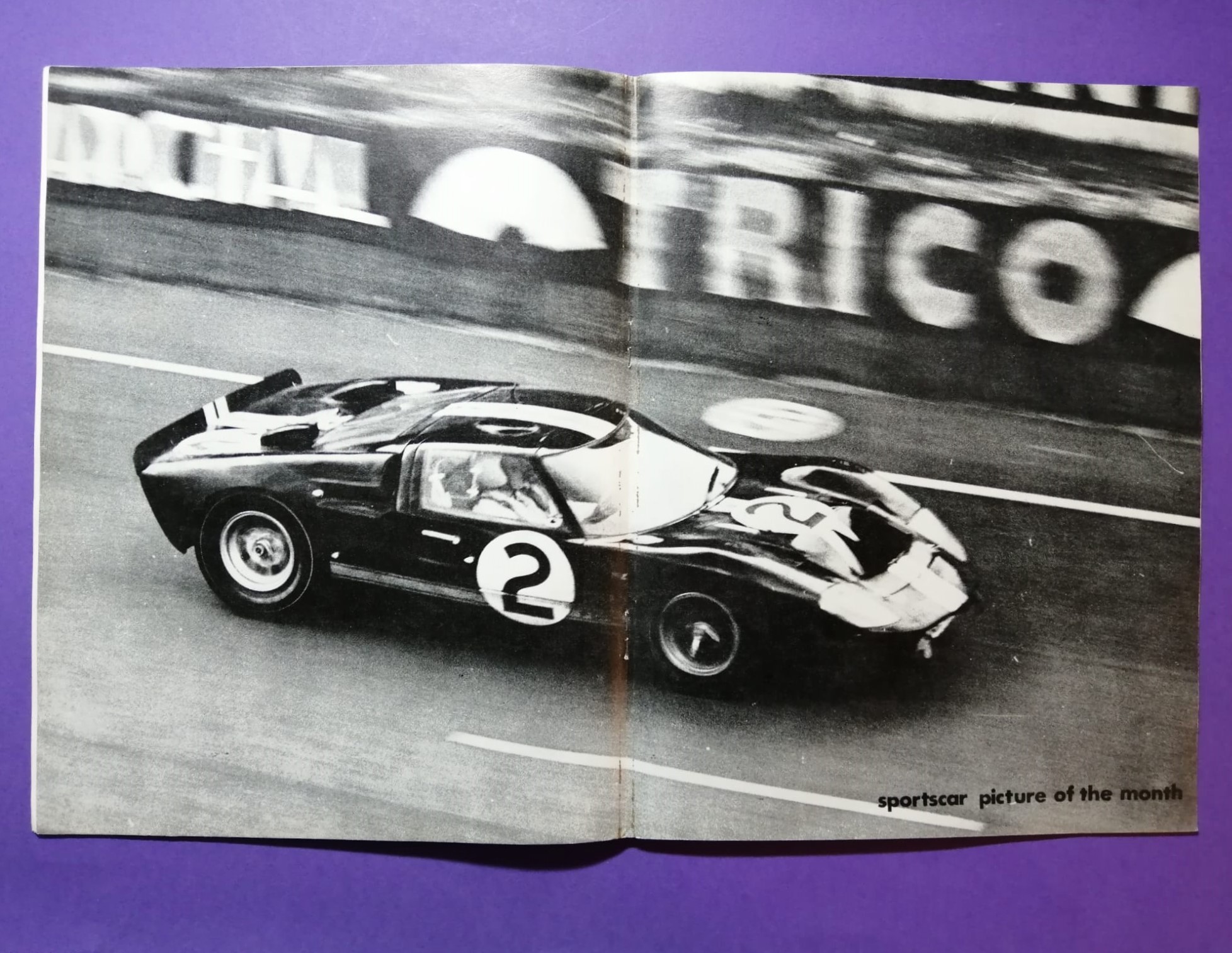 RARITÄT! alte Zeitschrift Magazin Heft, Sportscar, 07/1966, Peter Westbury, Mittelposter Ford GT LeMans,.. Englisch! 