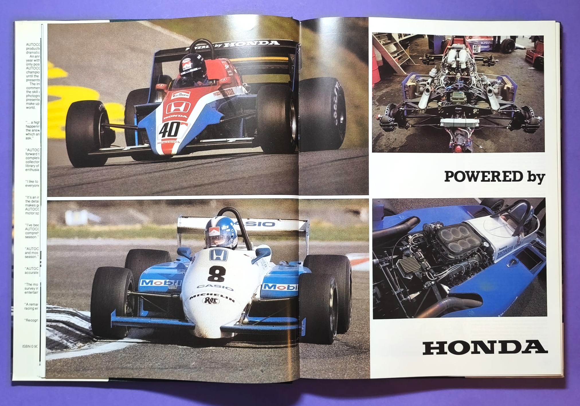 altes Buch, Autocourse 1983-84, Motorsport, Formel 1, 2, Sportwagen WM, Piquet, Lauda, Prost, Rosberg, Angelis,.. Martini Lancia,.. Österreichring,.. ENGLISCH! 