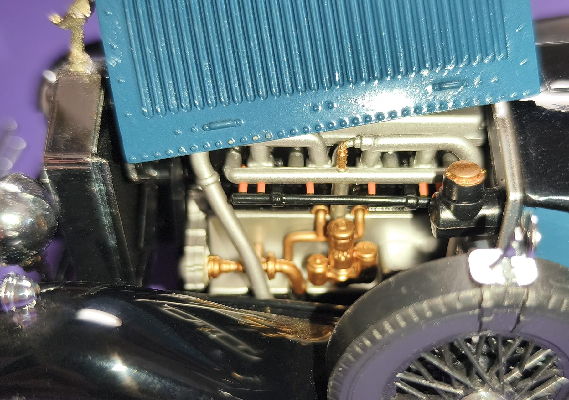 altes Modellauto 1:24, Rolls Royce Phantom I, 1929, Hersteller: Franklin Mint, In Original Verpackung