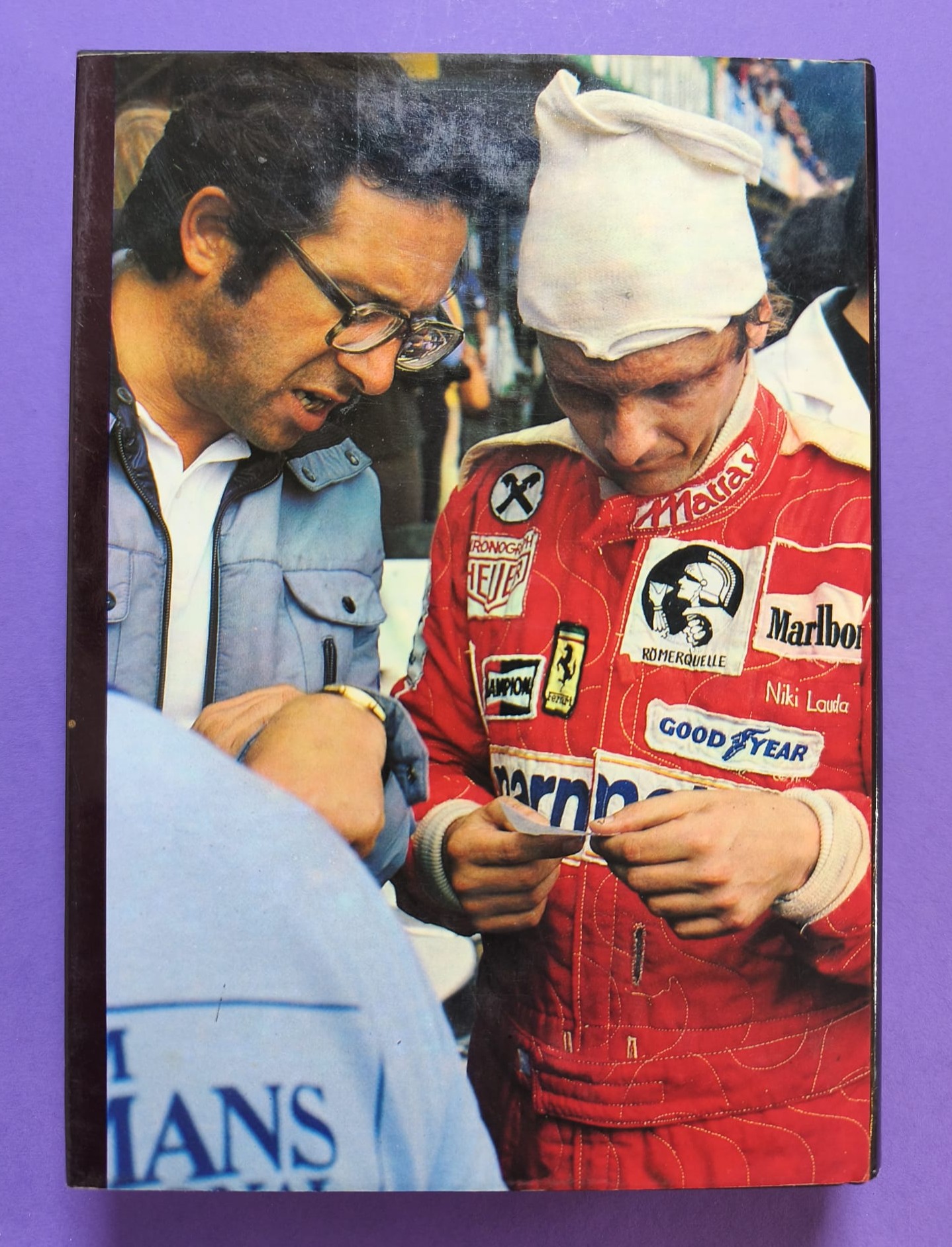 altes Buch, Niki Lauda Protokoll, Meine Jahre mit Ferrari, Formel 1 Grand Prix Weltmeister