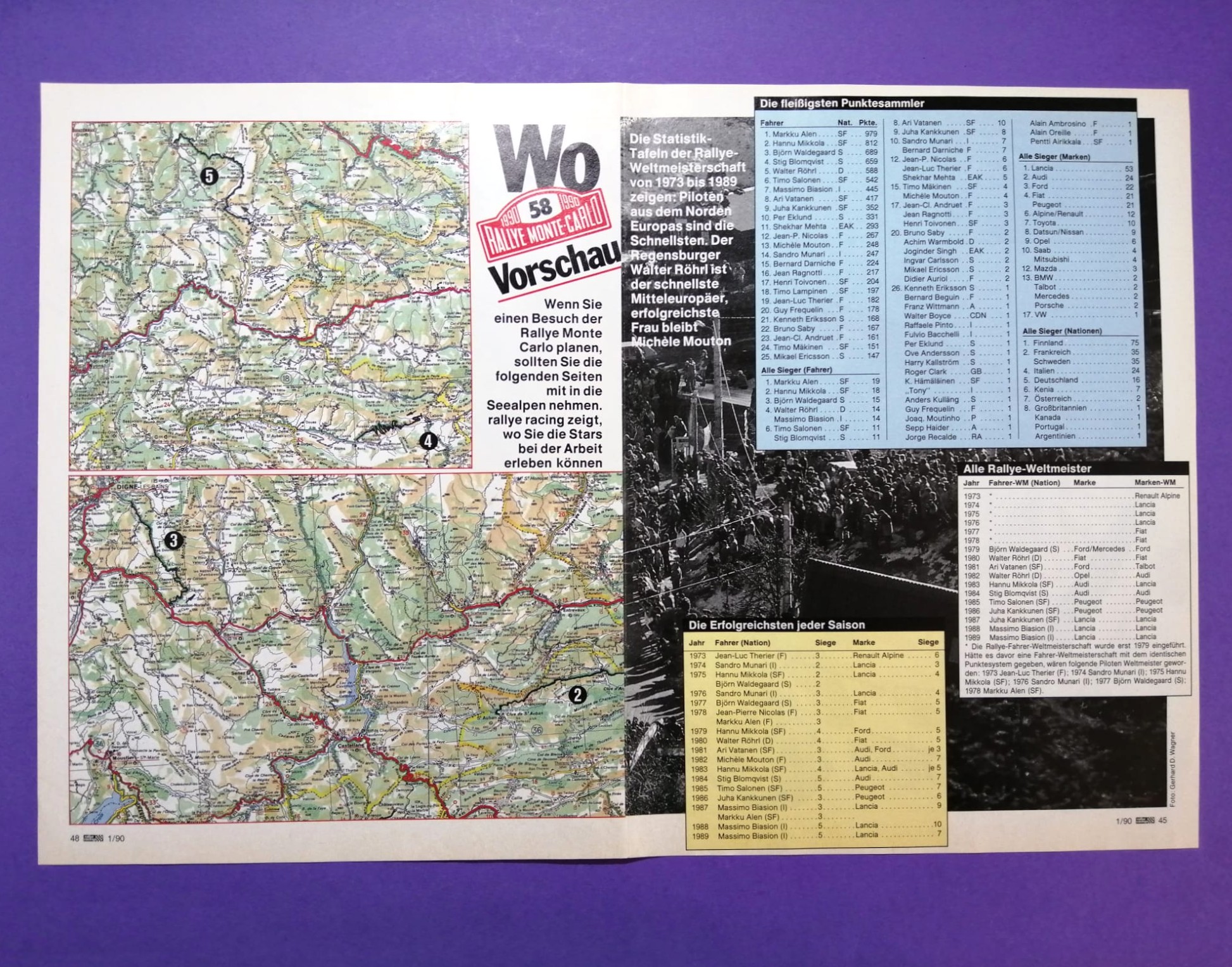 altes Poster, Toyota Celica Turbo 4WD, Carlos Sainz, Luis Moya, Rallye WM 1989, Technik Schnittbildzeichnung, 28x42cm