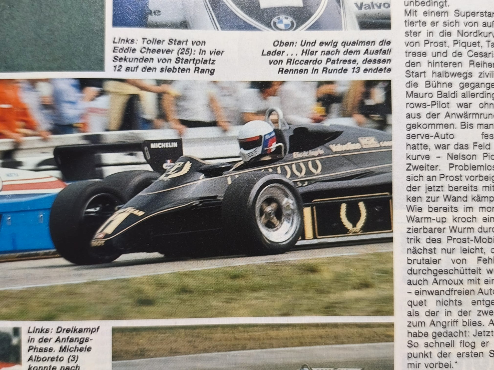 alte Zeitschrift Magazin Heft, Rallye Racing, 9. September 1982, Formel 1 Grand Prix Österreichring, Sieger Elio de Angelis, John Player Lotus