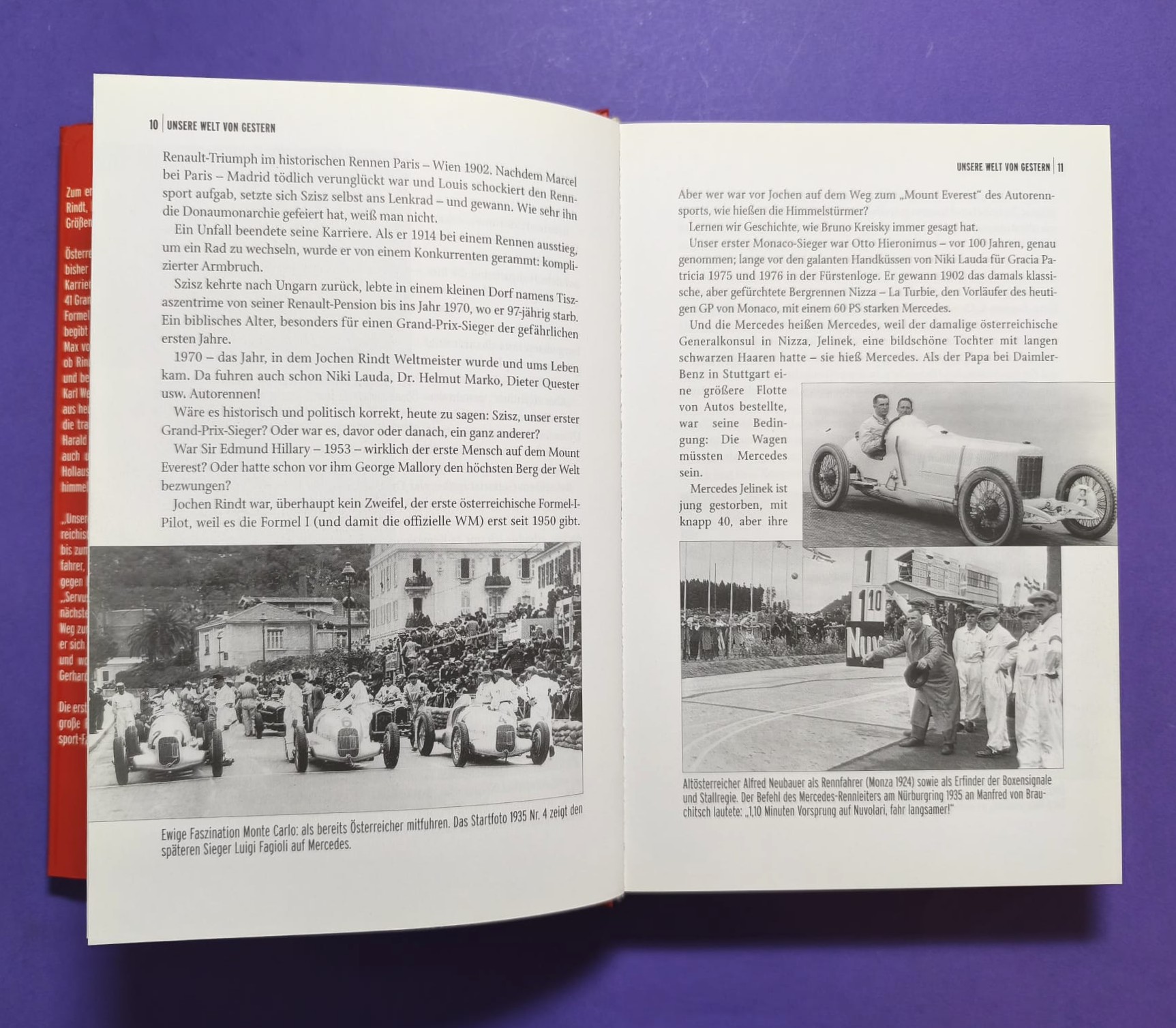 altes Buch, Unsere Champions 1900 bis 2003, Rindt, Lauda, Gartner, Berger, Ratzenberger, Hollaus,... Formel 1, LeMans, Motorsport