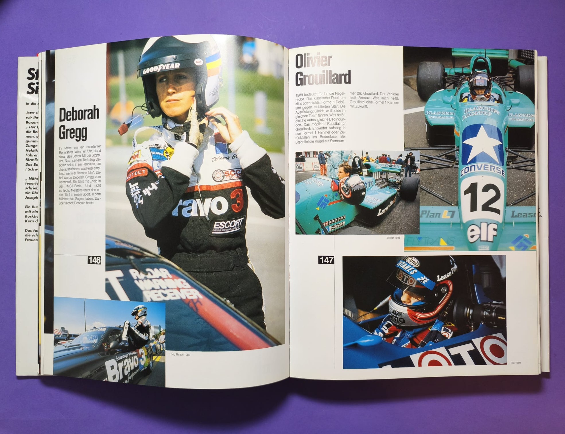 altes dickes großes TOP Buch 180 Rennfahrer, Formel 1, 3, Indy, Nascar, Lauda, Berger, Gartner, Senna,.. 381 Seiten