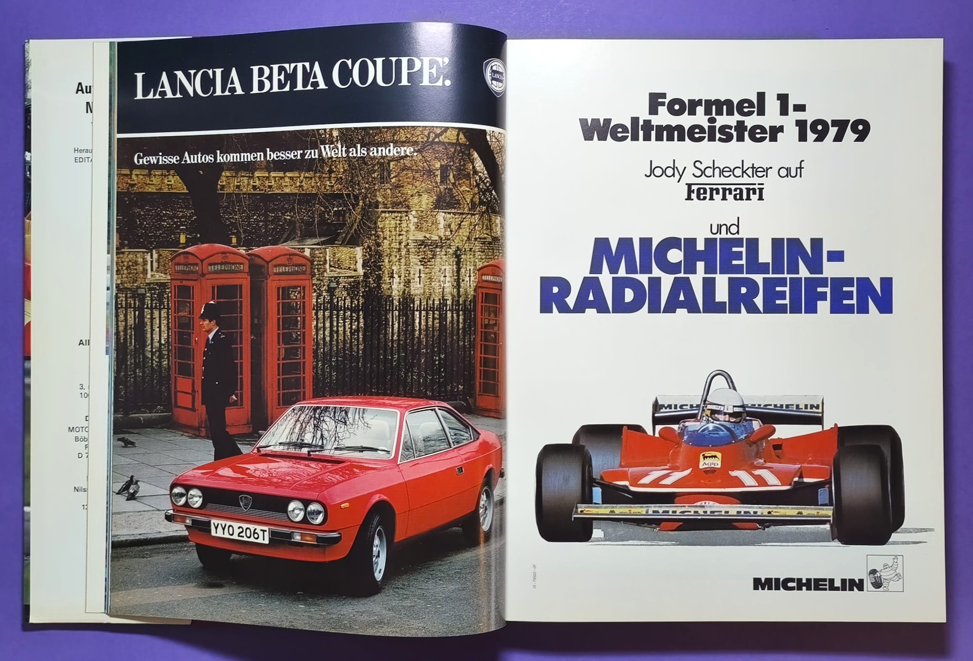 altes Buch, Auto Jahr 1979-1980, Nr. 27, BMW M1 Procar, Lancia Beta, Mazda, Mercedes, Rallye, Fiat Abarth 131, Renault R5, Porsche,.. Formel 1, 2, 3, LeMans, USA,.. Scheckter, Villeneuve, Lauda,.. Ferrari, Ligier, Lotus, Renault, Wolf,..