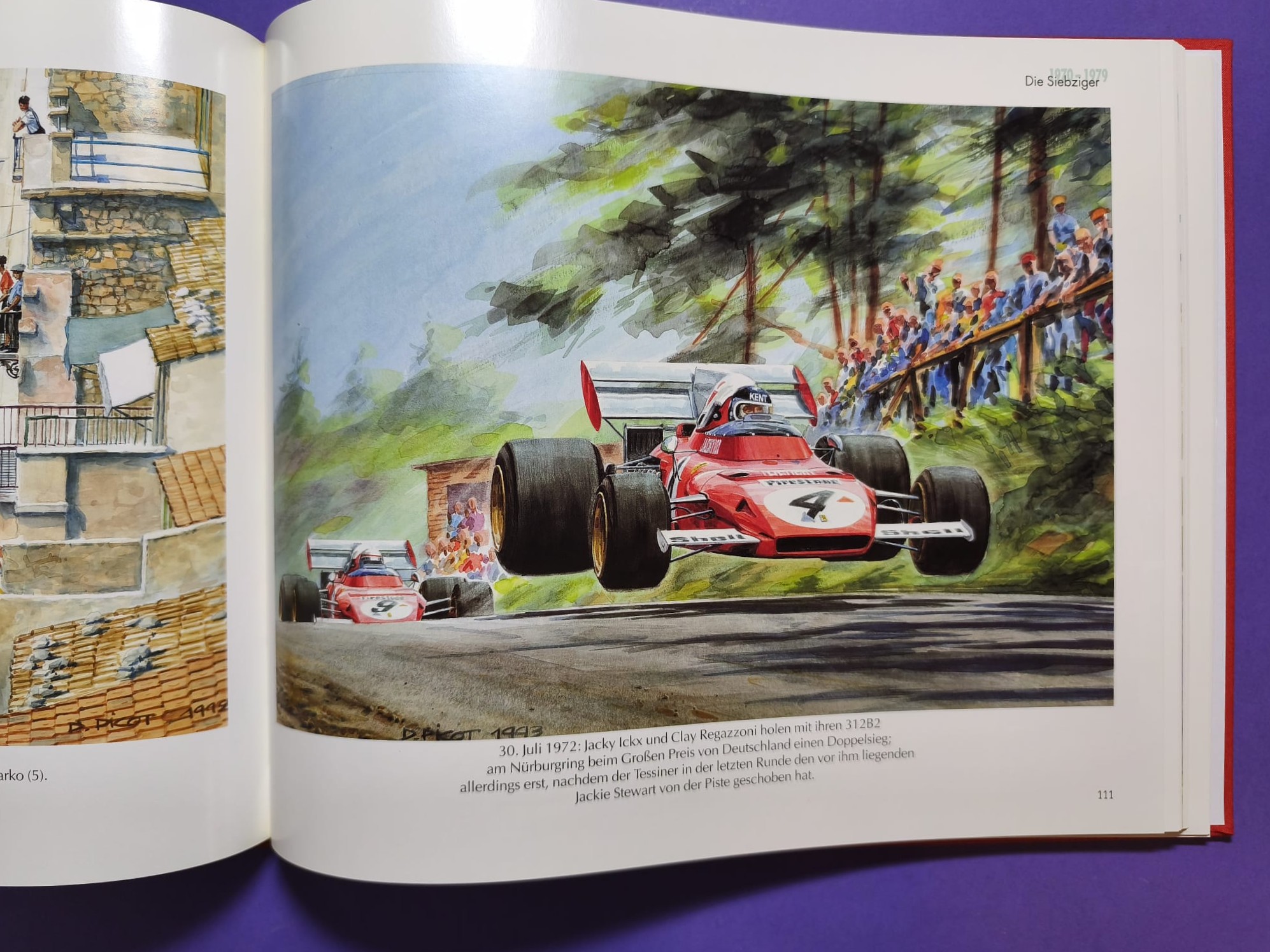 altes Buch, Ferrari Renngeschichte, 1930-1997, Formel 1 Grand Prix, 24h LeMans,.. Trips, Lauda, Schumacher,... 