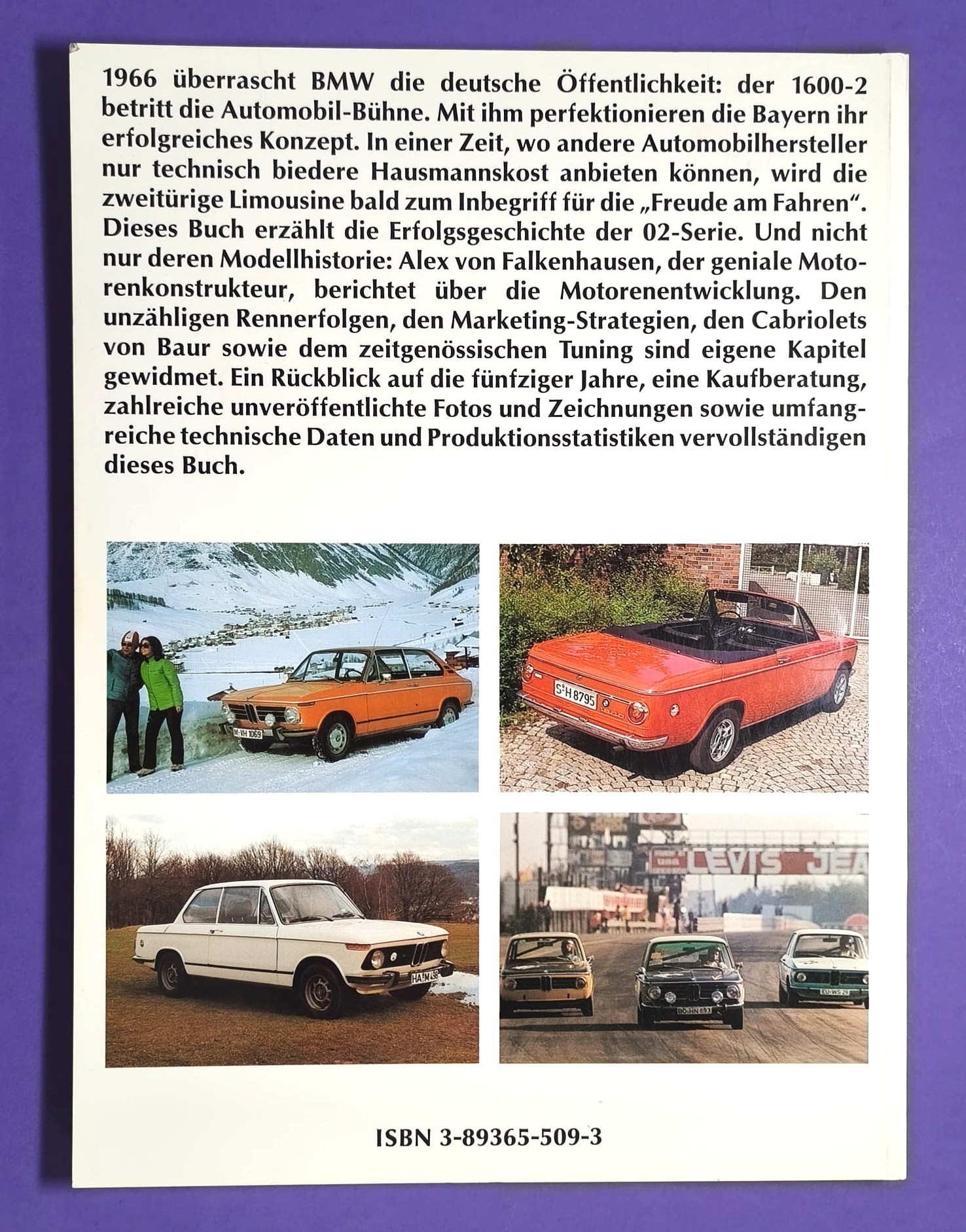 Das grosse BMW 02 Buch, Alpina, Cabrio, DRM, Turbo, Motorsport, Rennmotoren, Dieter Quester,..