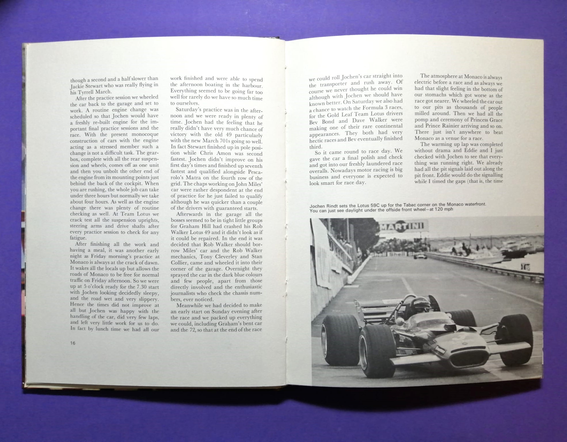 altes Buch, Motor Racing, The International Way, Nr. 2, Jochen Rindt, Gold Leaf Lotus Formel 1, 24h LeMans, Matra, Porsche 917, Mini, Jackie Stewart,.. Englisch!