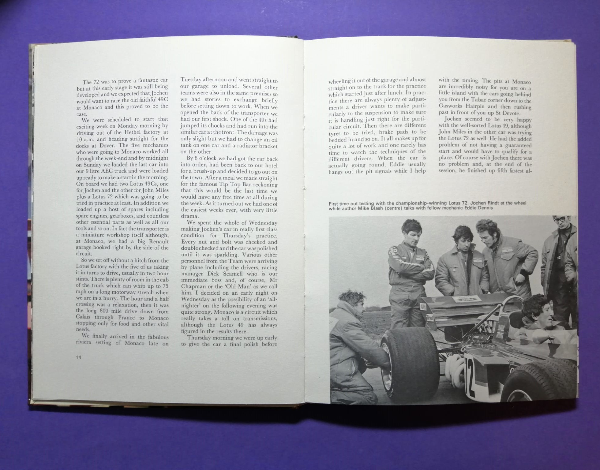 altes Buch, Motor Racing, The International Way, Nr. 2, Jochen Rindt, Gold Leaf Lotus Formel 1, 24h LeMans, Matra, Porsche 917, Mini, Jackie Stewart,.. Englisch!