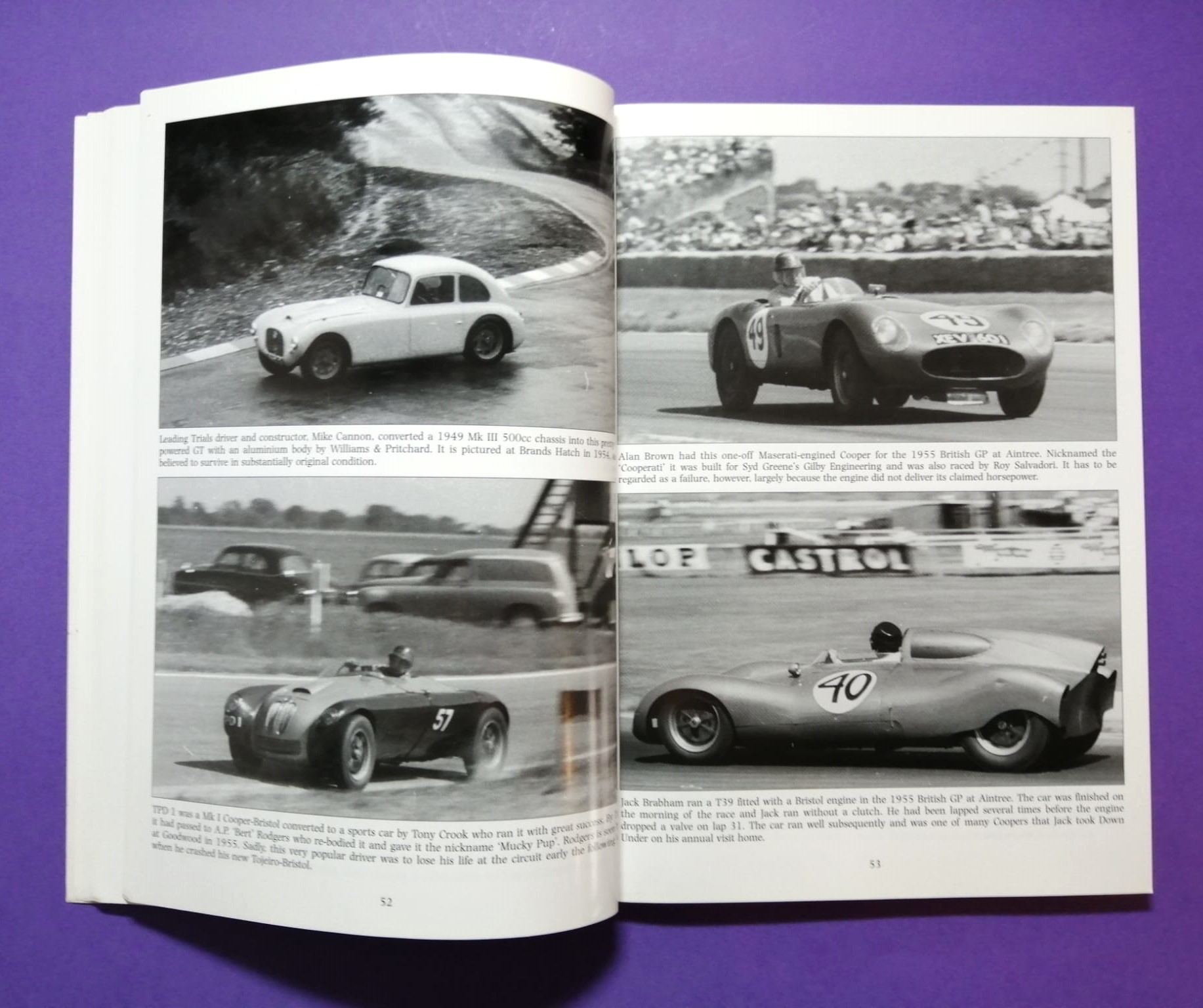 altes Buch Cooper, Formel 1 Grand Prix Team, Formel 2, Formel 3, Sportwagen, Indy Car, MINI Tuner, Jochen Rindt,.. Englisch!