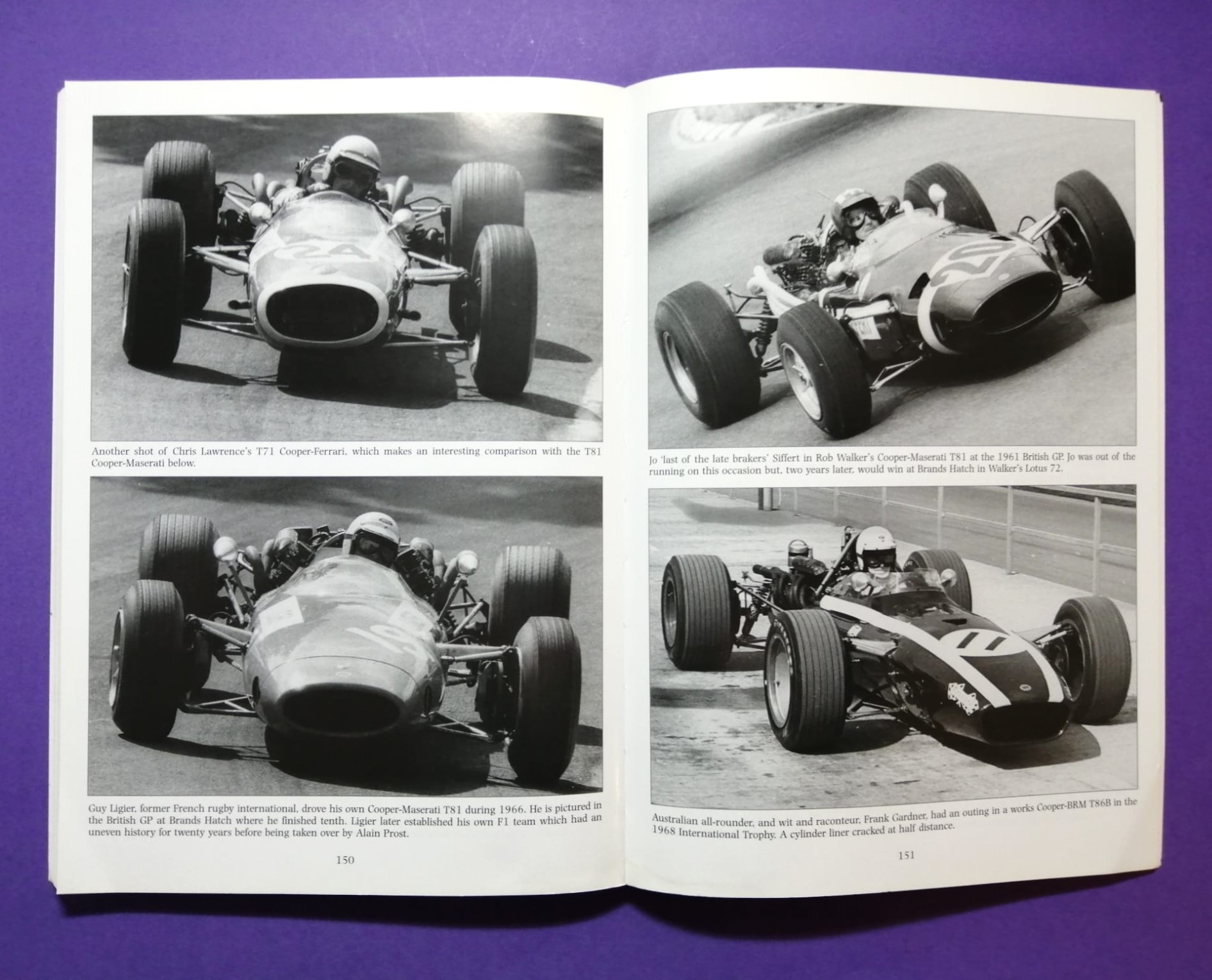 altes Buch Cooper, Formel 1 Grand Prix Team, Formel 2, Formel 3, Sportwagen, Indy Car, MINI Tuner, Jochen Rindt,.. Englisch!