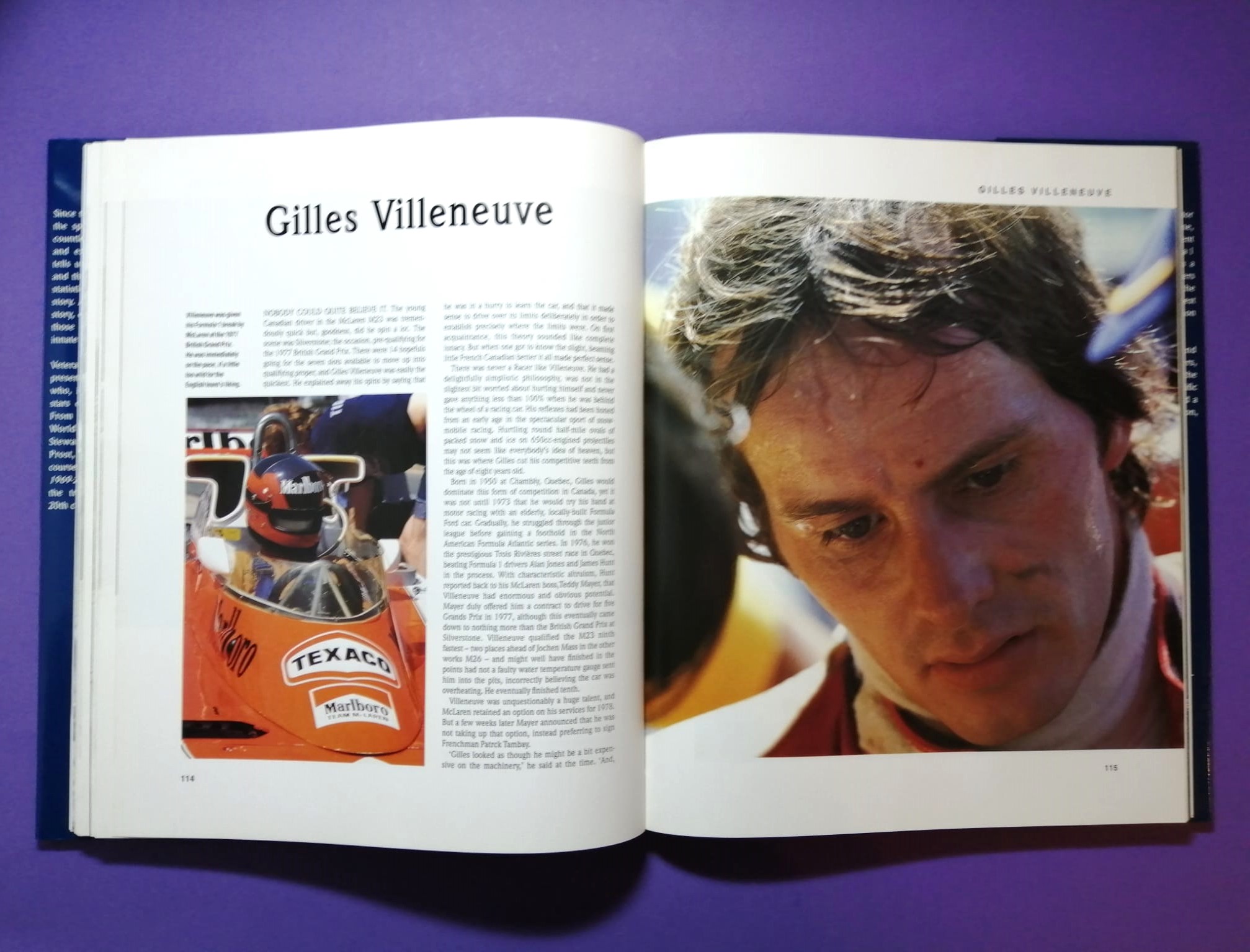 altes Buch, Racers 1969-2000, The Legends of Formula 1, Cevert, Rindt, Courage, Lauda, Hunt, Peterson, Pironi, Senna, Schumacher, Villeneuve,.. Englisch!