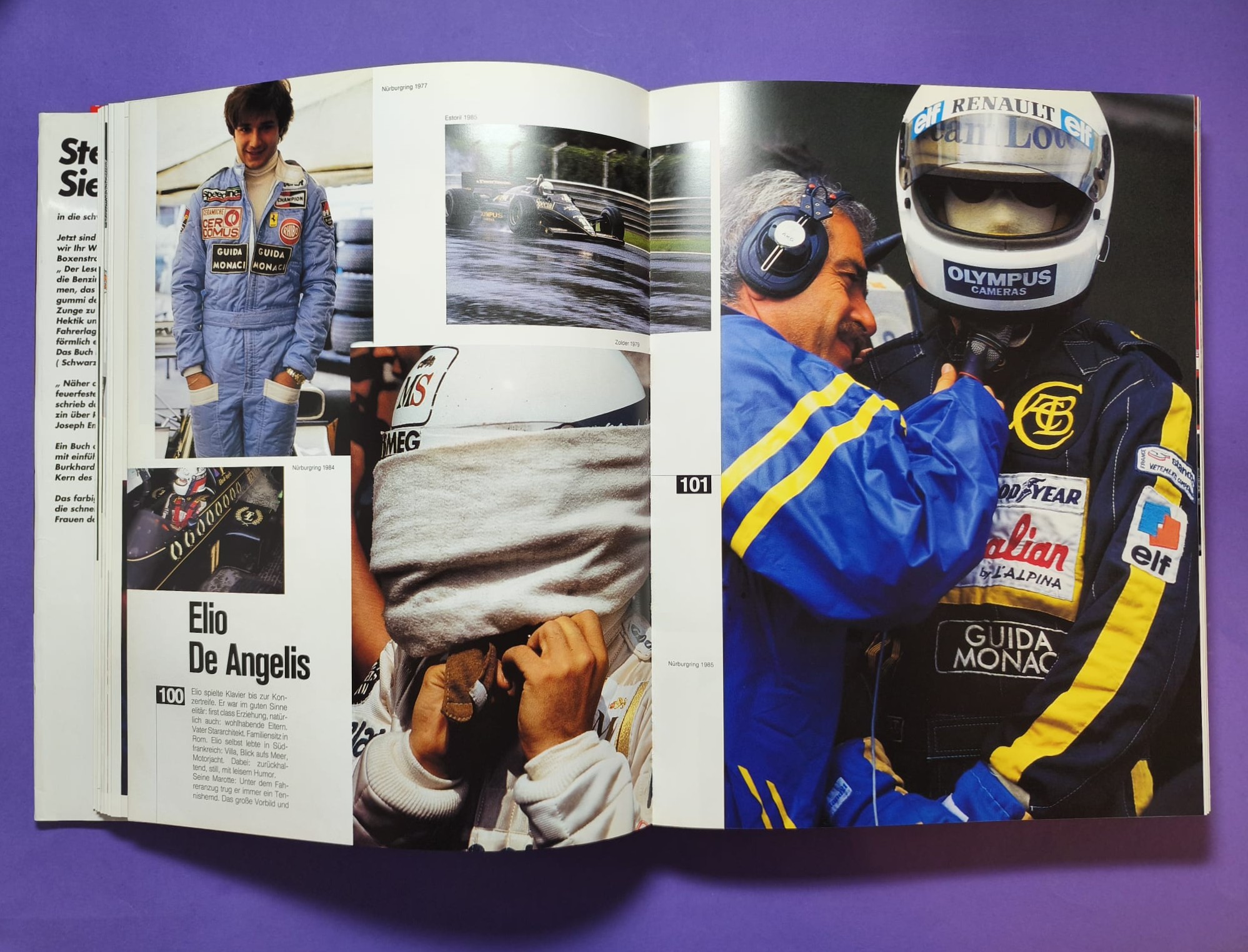 altes dickes großes TOP Buch 180 Rennfahrer, Formel 1, 3, Indy, Nascar, Lauda, Berger, Gartner, Senna,.. 381 Seiten