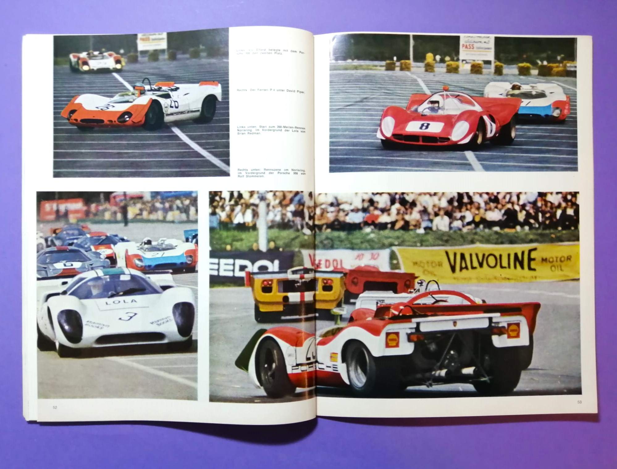 alte Zeitschrift Magazin Heft, Rallye Racing 08/1969, Jochen Rindt, F. Cevert, Formel 2 Tulln Langenlebarn,.. mit Mittelposter Schurti Formel V 