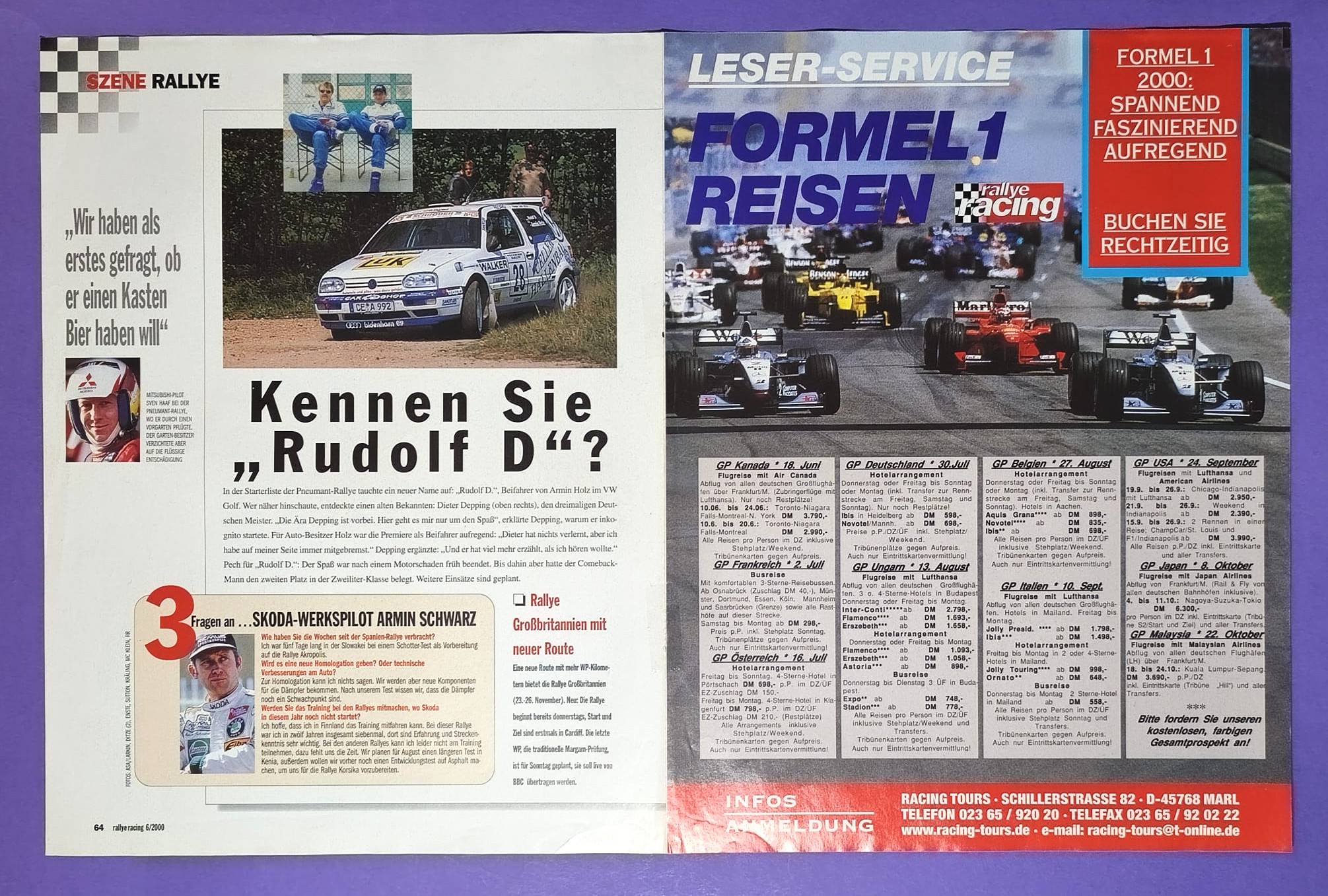 altes Poster, Michael Schumacher, Ferrari, Formel 1 Grand Prix 1996 bis 2000, 30x45cm
