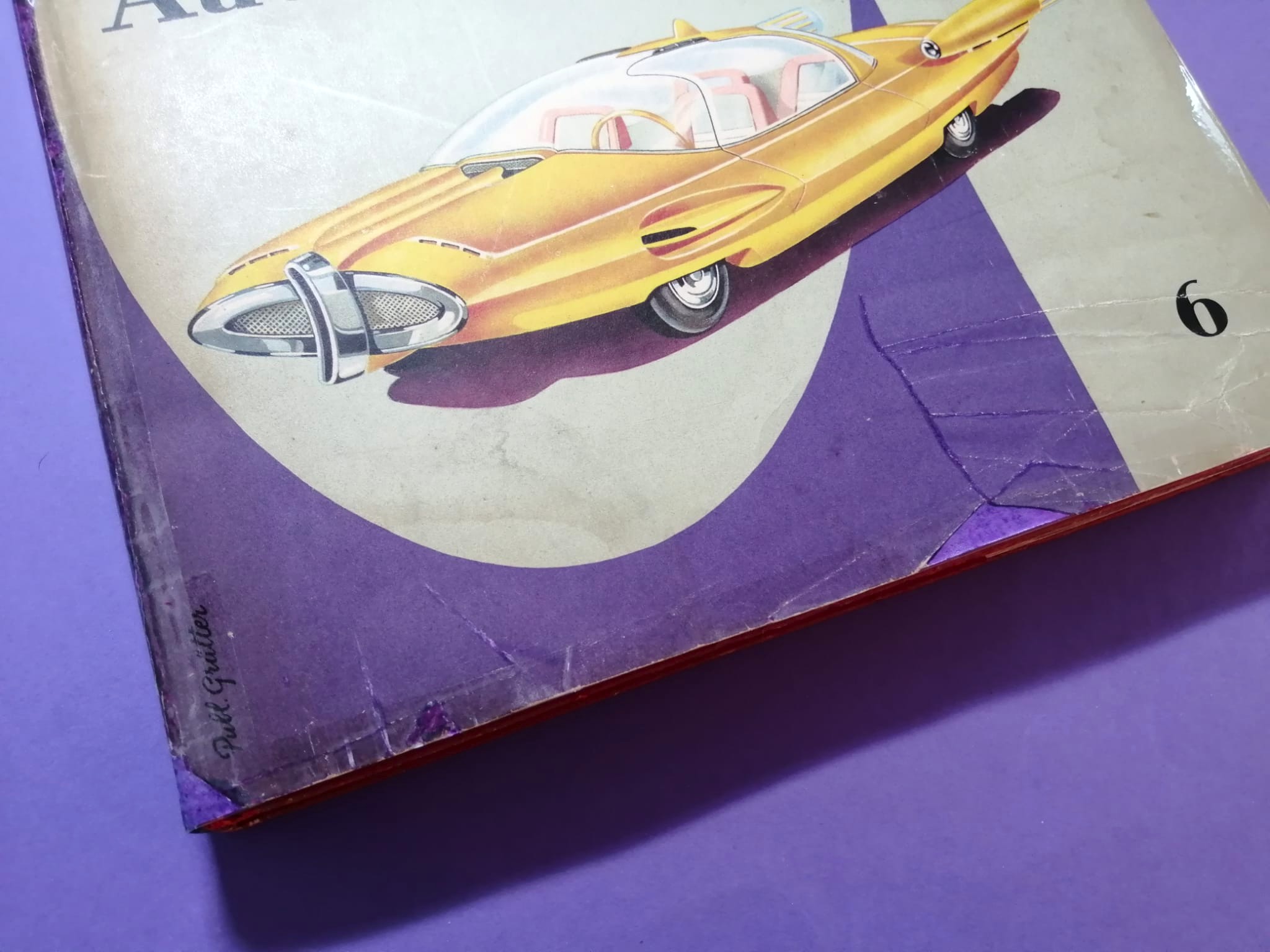 RARITÄT! sehr altes Buch, Automobile Year 1958-1959 Nr.6, Borgward, Porsche Spider,.. Formel 1, LeMans, Targa Florio,.. Brooks, Hailwood, Surtess,.. Aston Martin DBR1/300,.. ENGLISCH!