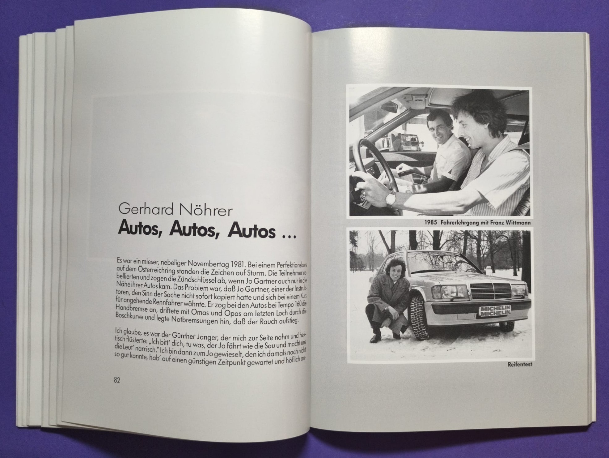 RARITÄT! altes seltenes Buch, Jo Gartner - Ein Leben fürs Rennfahren, Formel 1 Osella, Formel 2, 24h LeMans, USA, BMW M1, Porsche,..