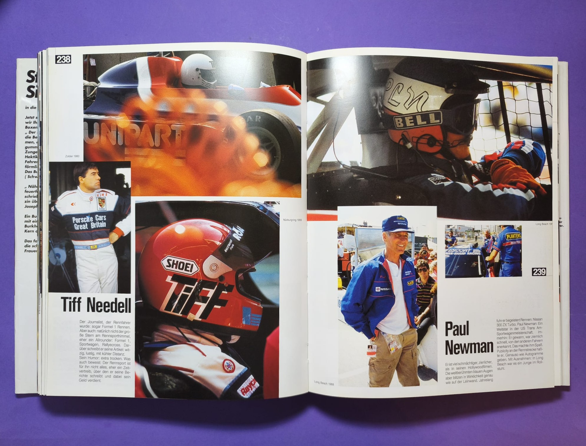 altes dickes großes TOP Buch 180 Rennfahrer, Formel 1, 3, Indy, Nascar, Lauda, Berger, Gartner, Senna,.. 381 Seiten