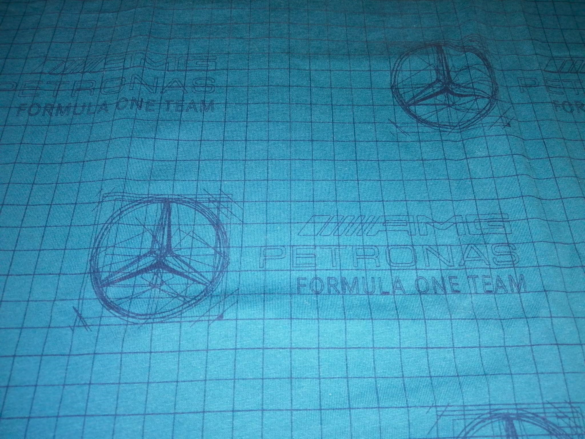 T-Shirt NEU, Original, Mercedes-Benz AMG Petronas Formel 1 Grand Prix Team, Puma, 100% Baumwolle, Größe: M-Medium, Hamilton, Russell, Antonelli