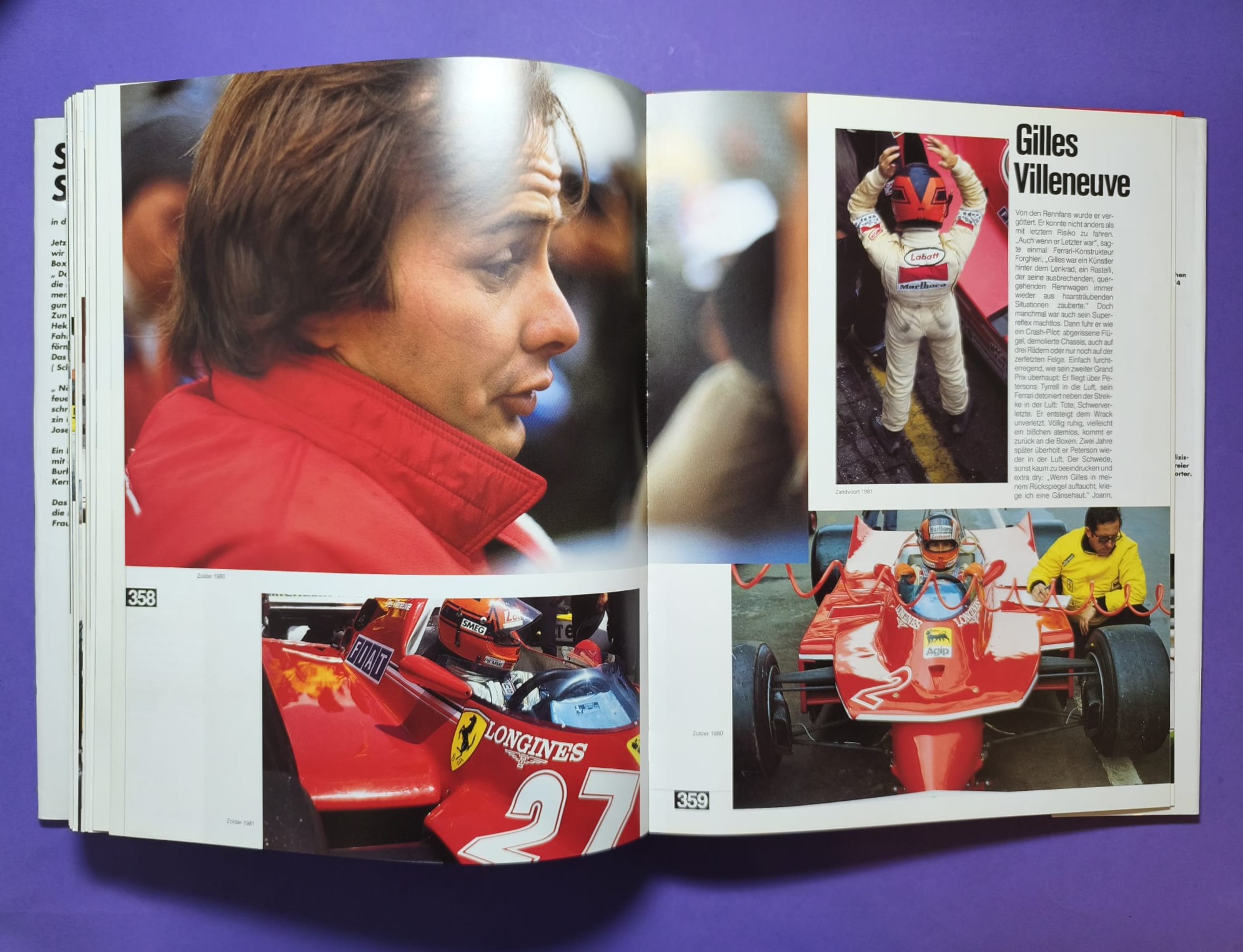 altes dickes großes TOP Buch 180 Rennfahrer, Formel 1, 3, Indy, Nascar, Lauda, Berger, Gartner, Senna,.. 381 Seiten