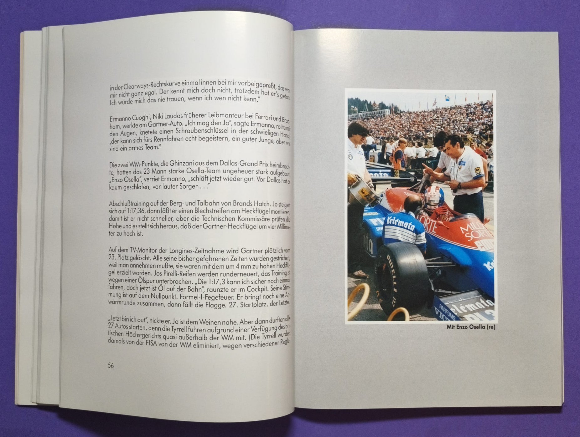 RARITÄT! altes seltenes Buch, Jo Gartner - Ein Leben fürs Rennfahren, Formel 1 Osella, Formel 2, 24h LeMans, USA, BMW M1, Porsche,..