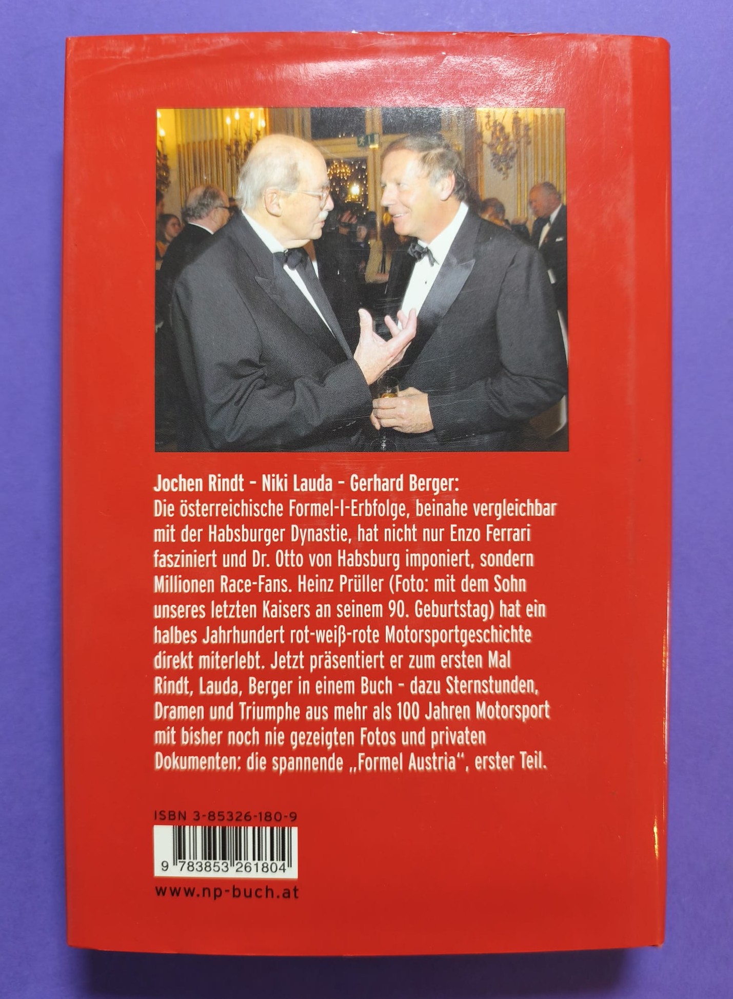 altes Buch, Unsere Champions 1900 bis 2003, Rindt, Lauda, Gartner, Berger, Ratzenberger, Hollaus,... Formel 1, LeMans, Motorsport