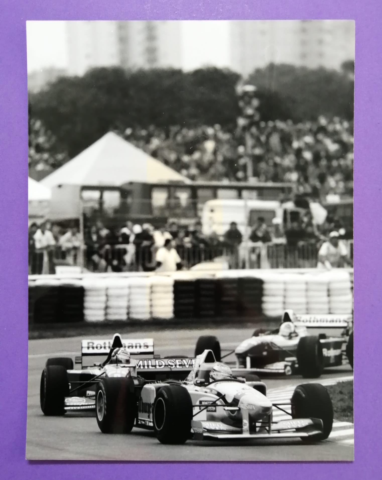 altes Pressefoto, Michael Schumacher, Benetton Renault, Formel 1 Grand Prix Argentinien Buenos Aires 1995, 15x20cm
